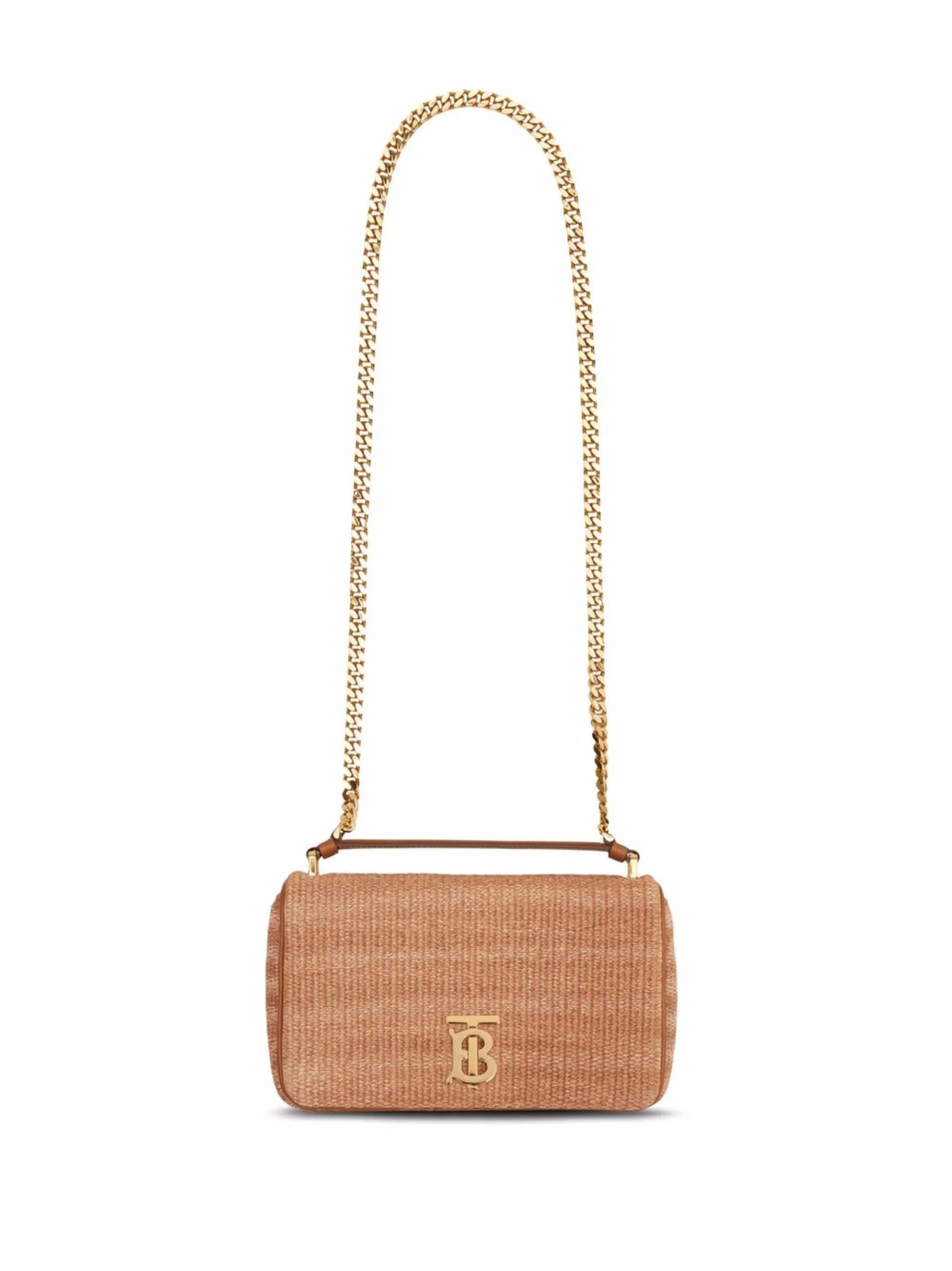 Lola raffia shoulder bag