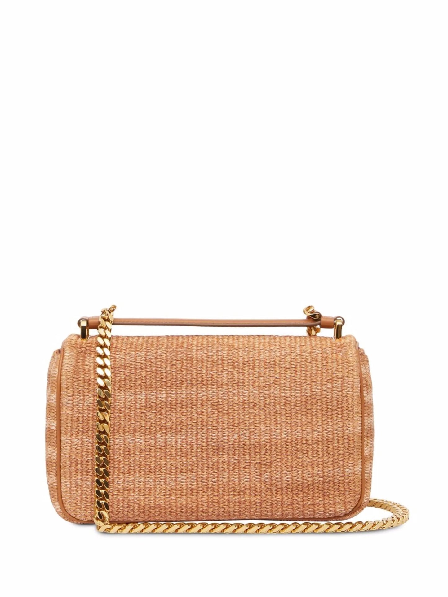 Lola raffia shoulder bag