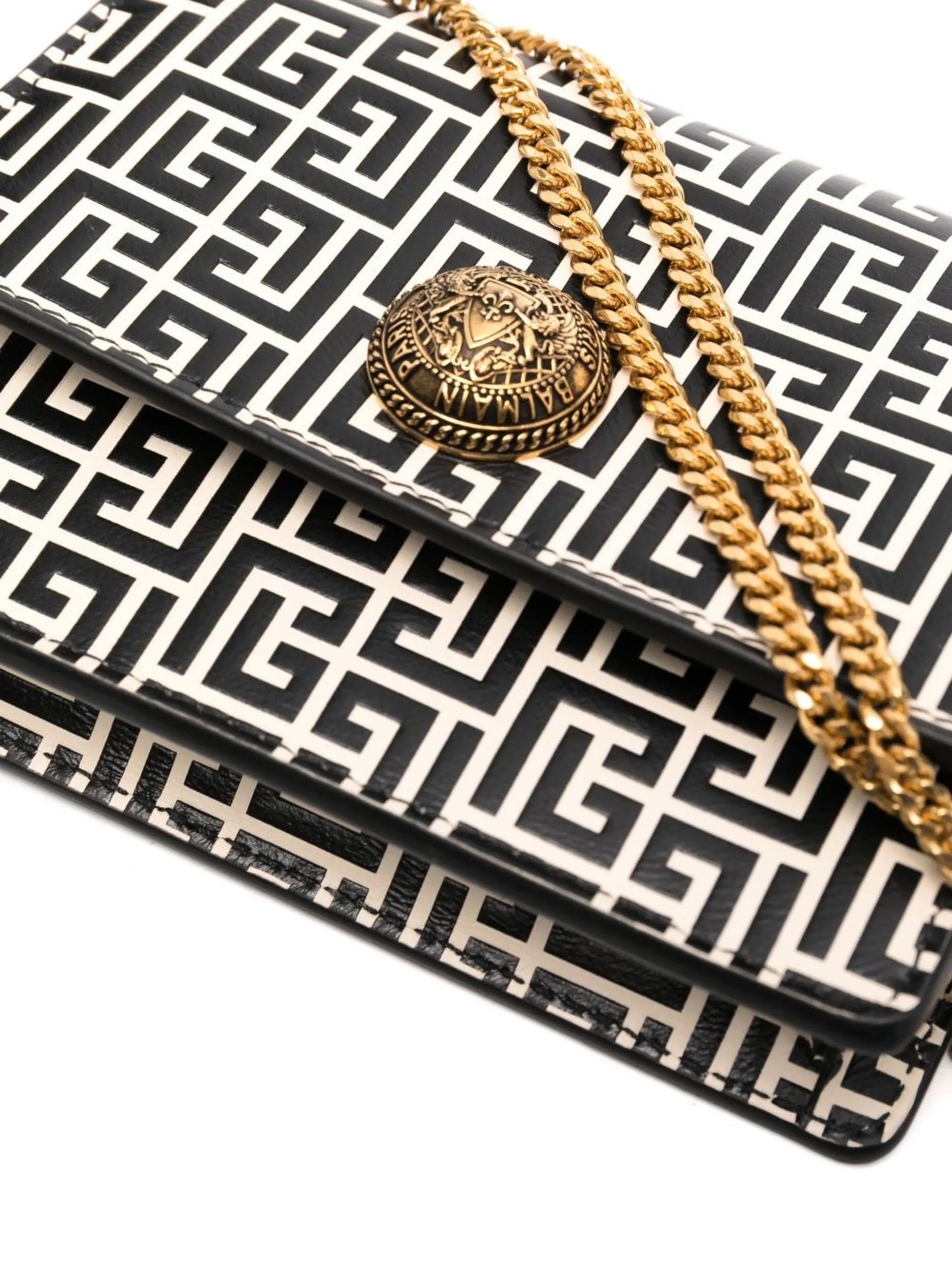 monogram-print mini bag