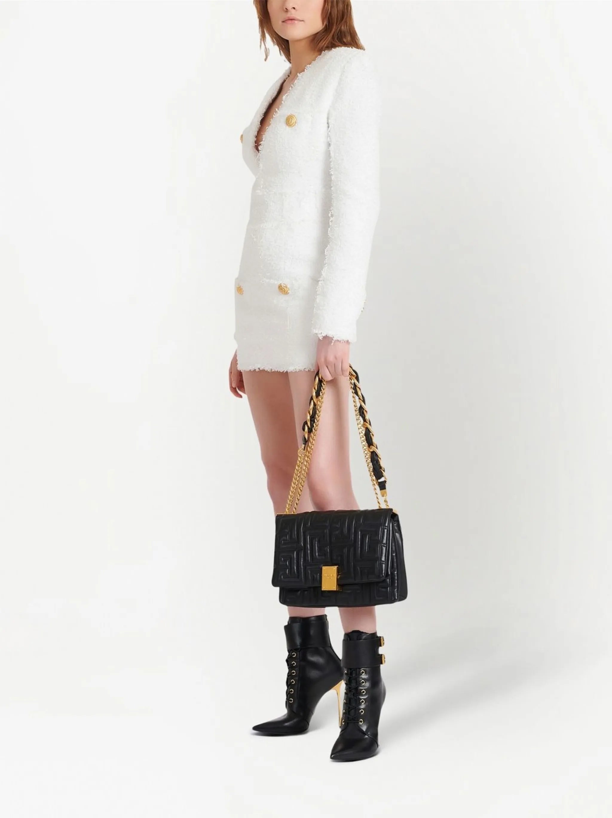 tweed mini dress
