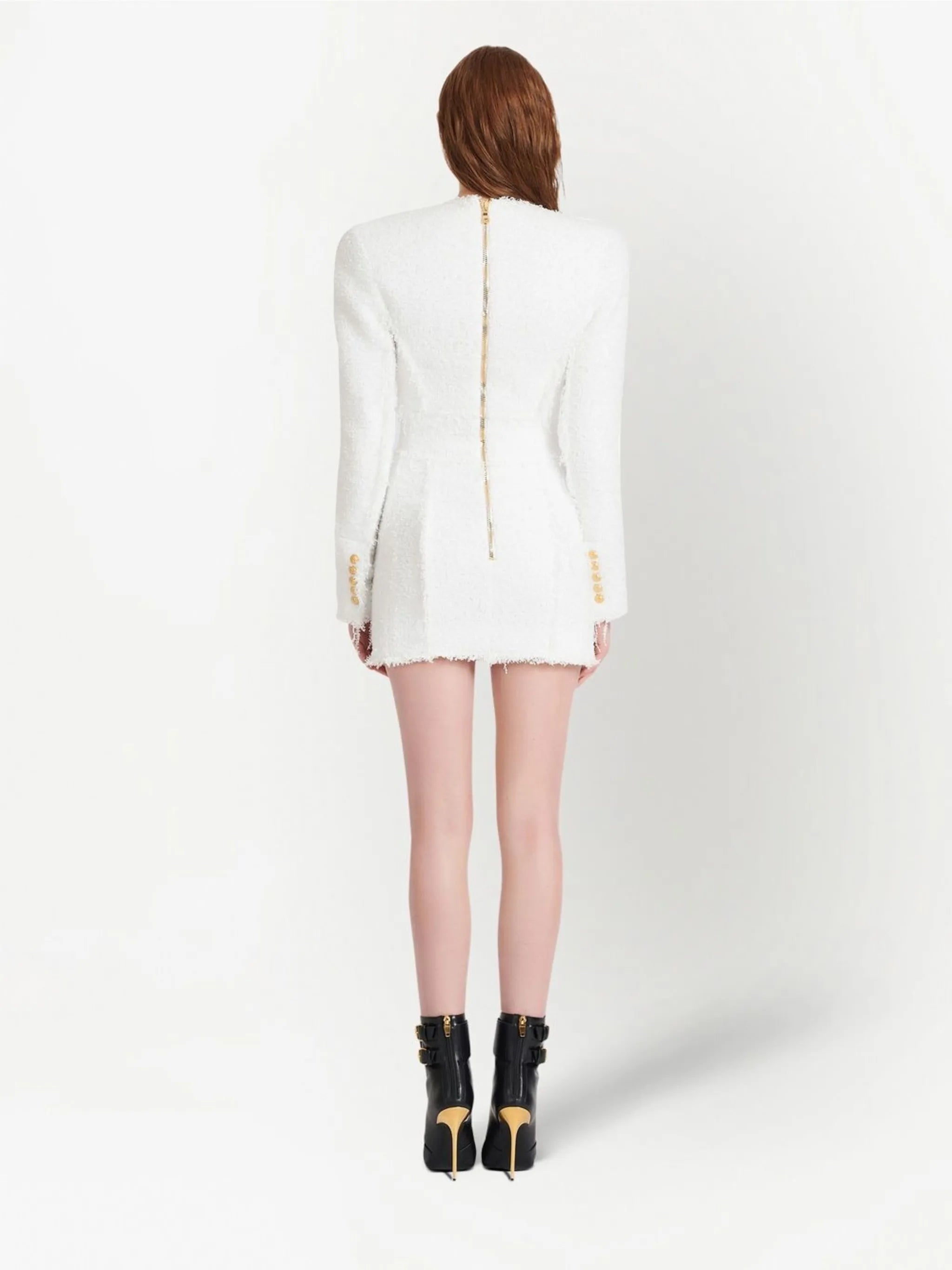 tweed mini dress