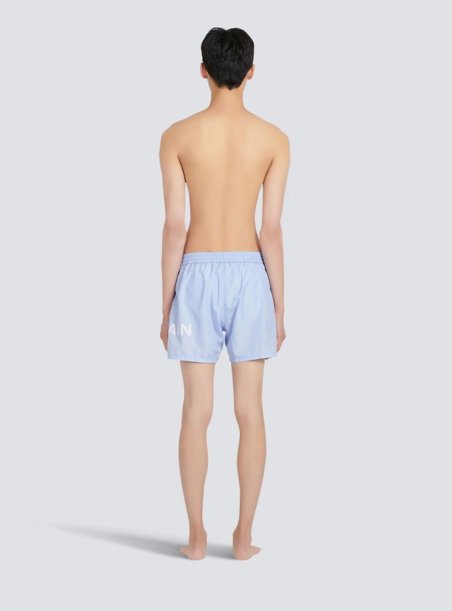 logo swim shorts