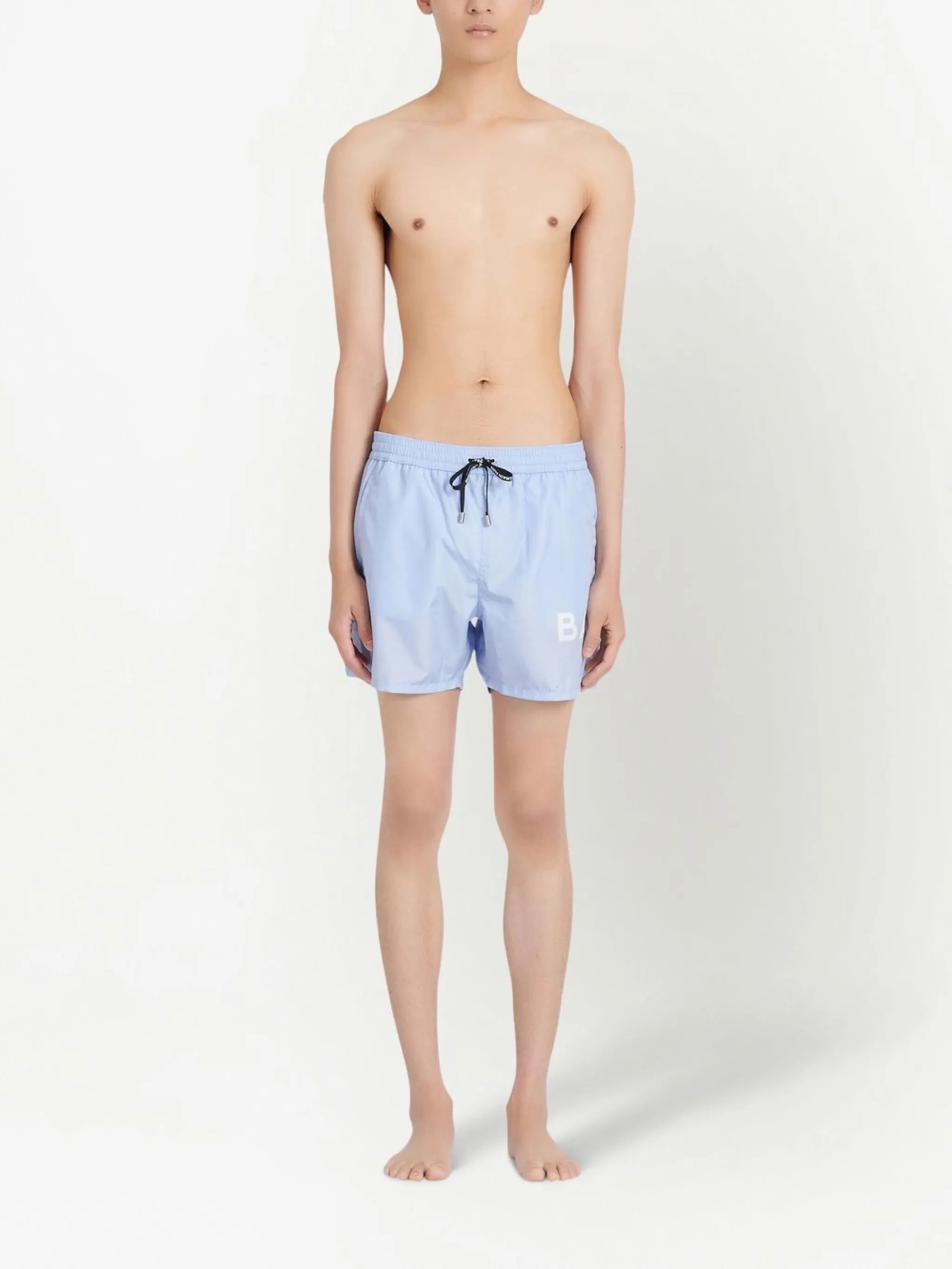 logo swim shorts