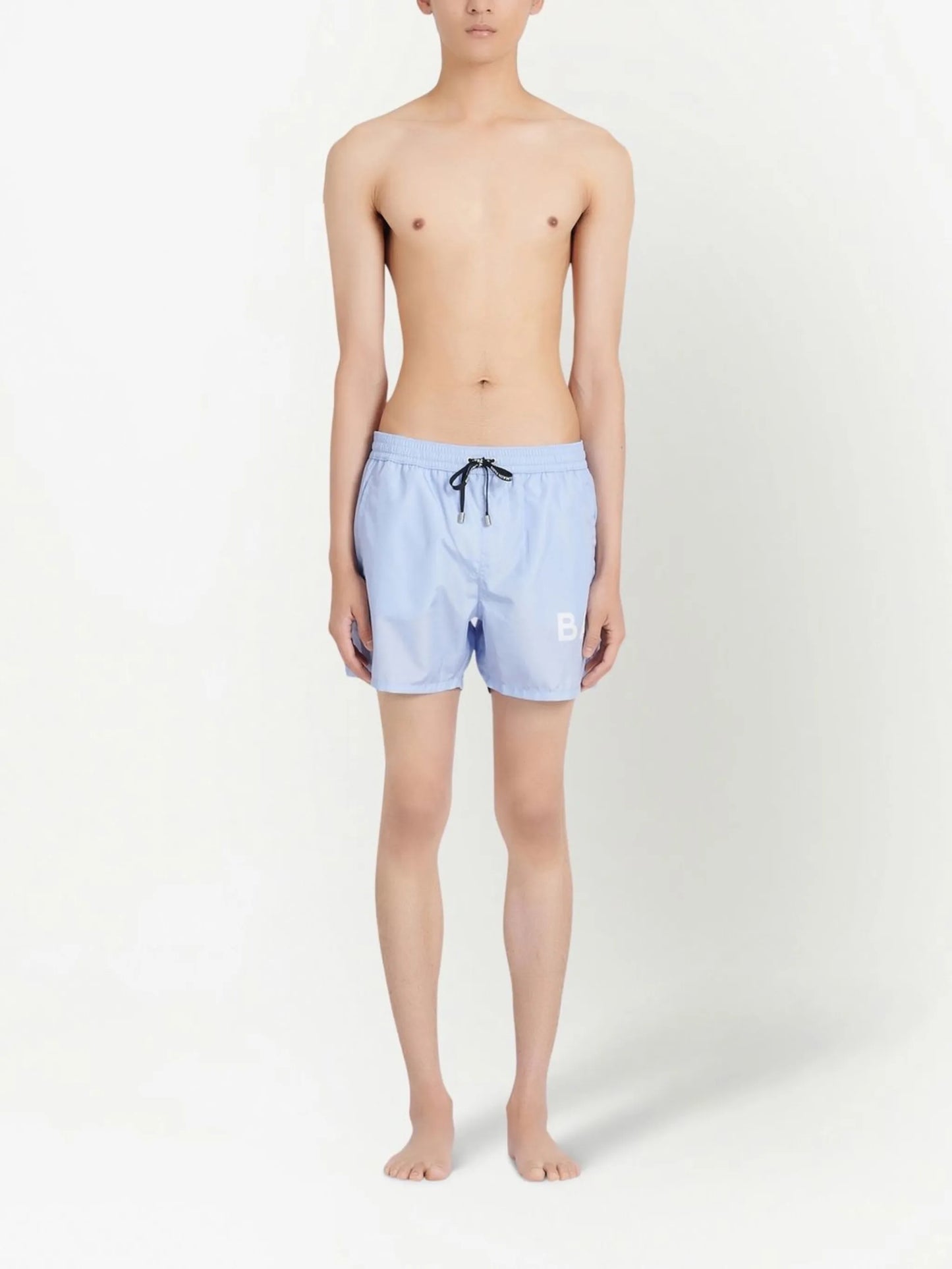 logo swim shorts