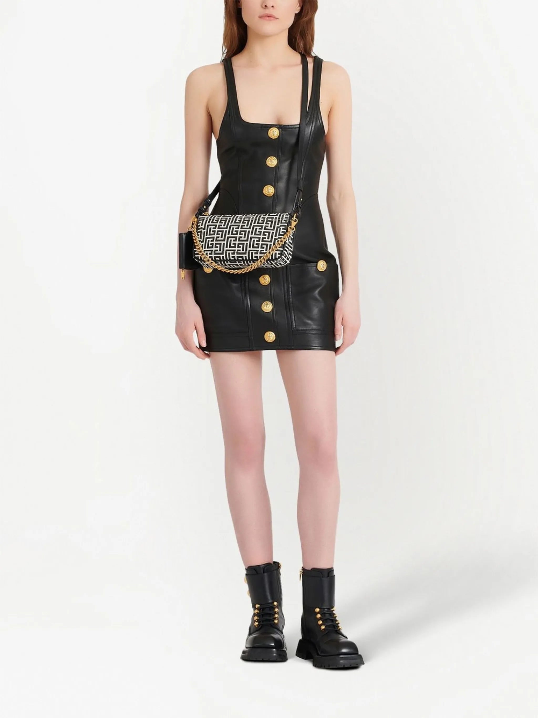 B-Army monogram-pattern shoulder bag