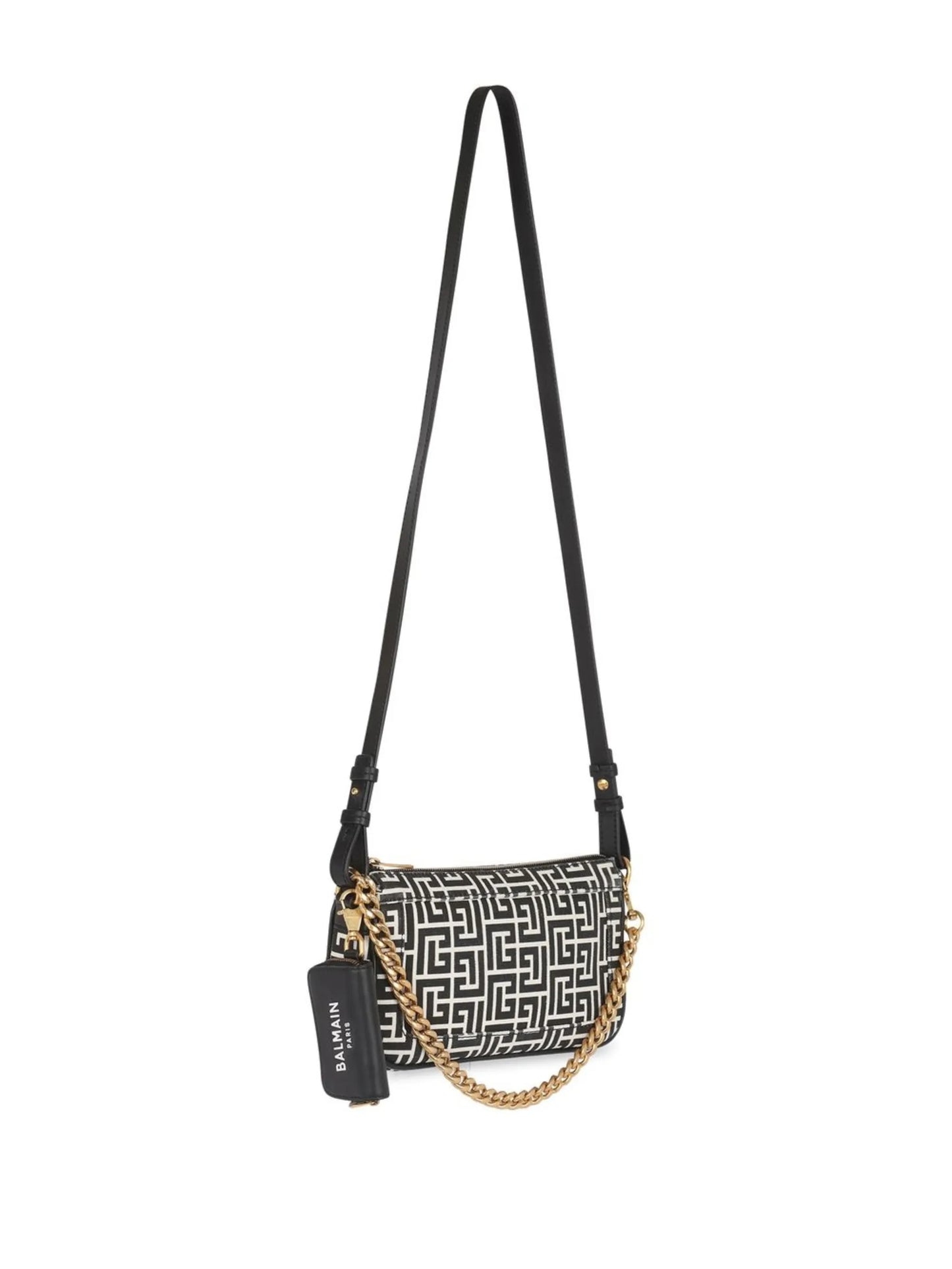 monogram pattern satchel bag