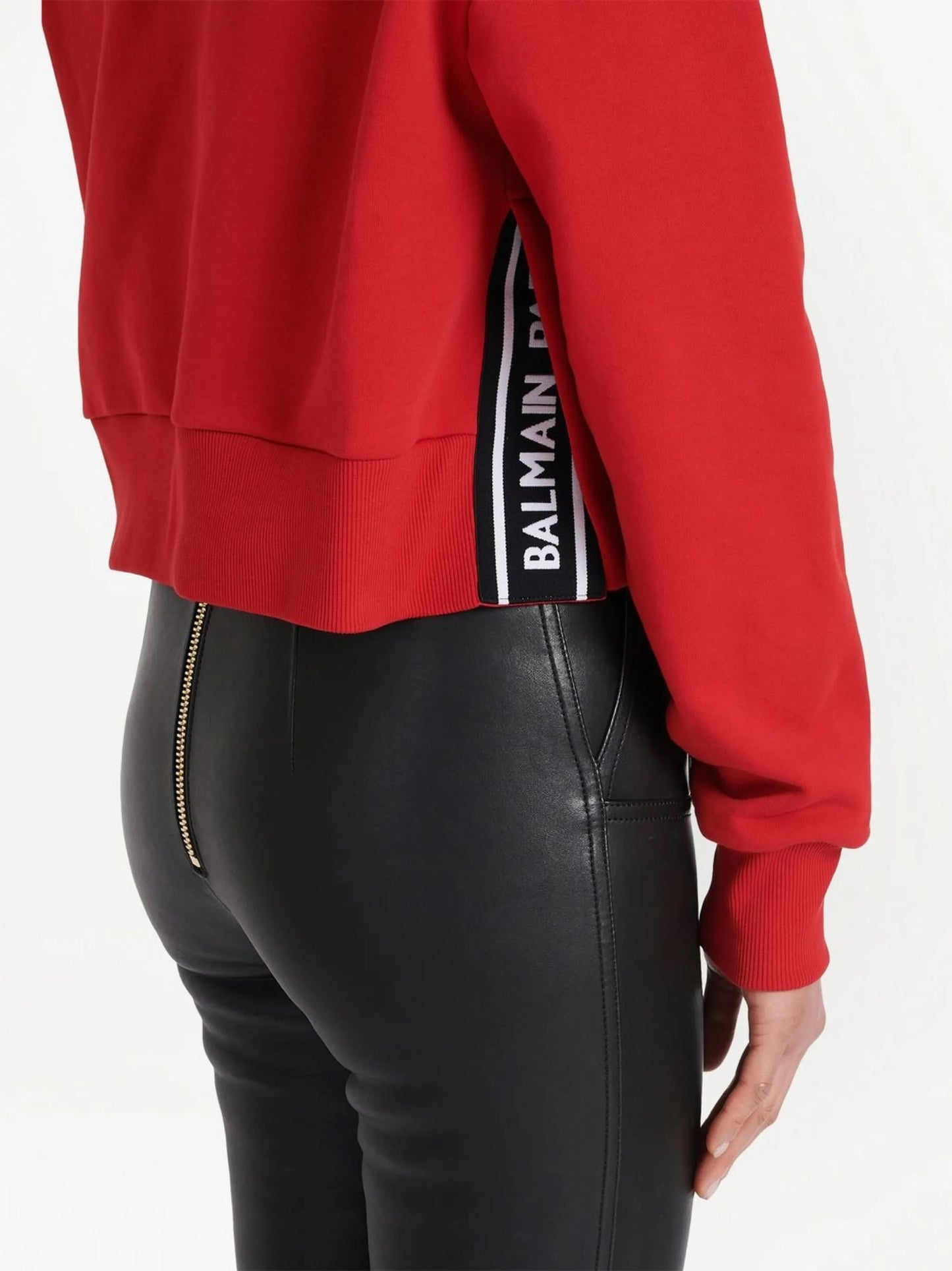 logo print drawstring hoodie
