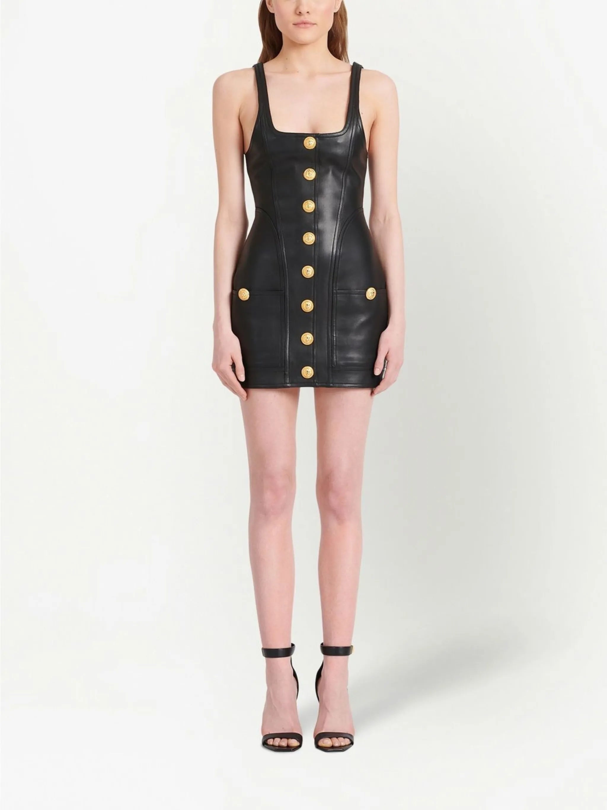 sleeveless mini dress