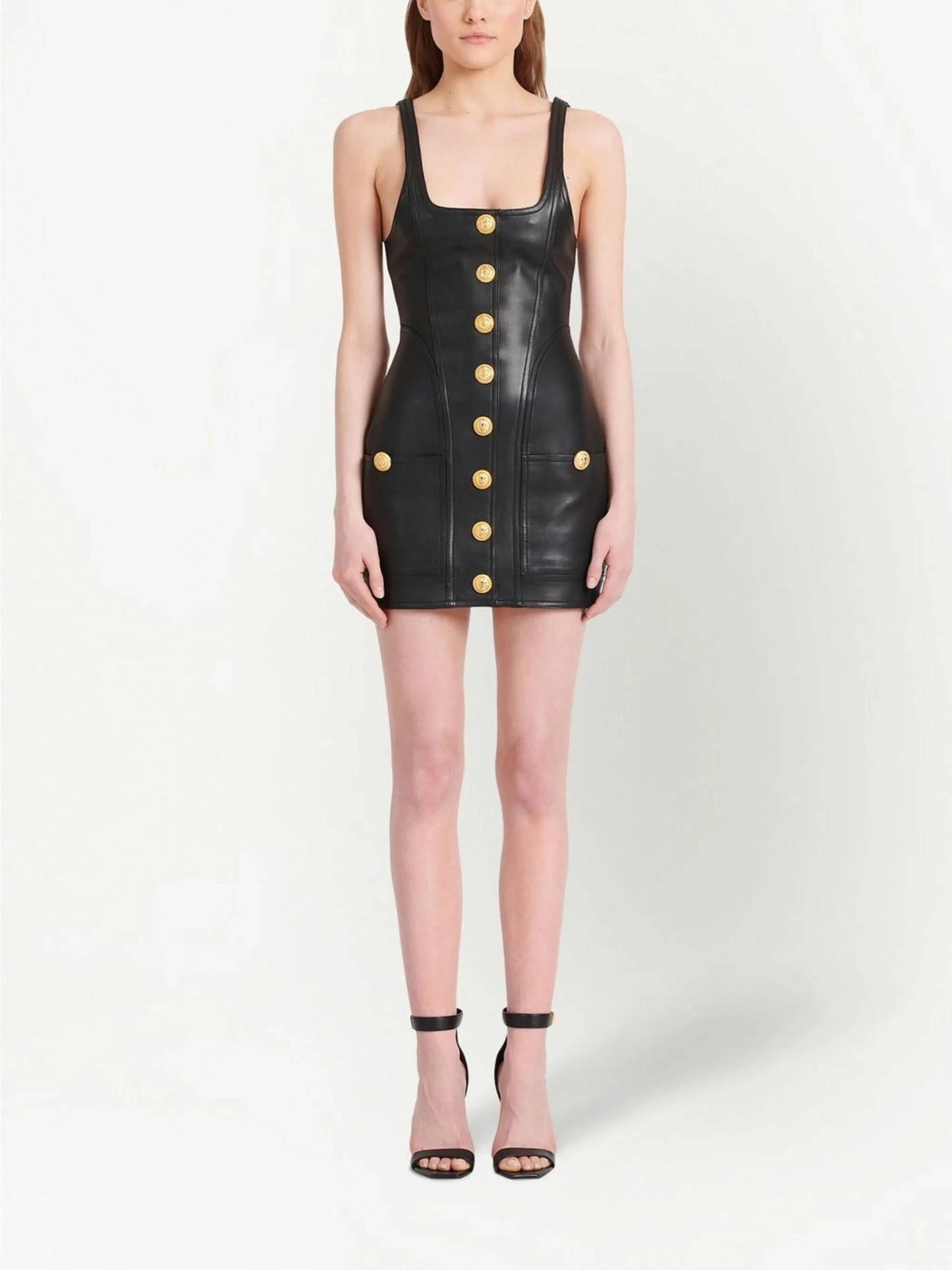 sleeveless mini dress