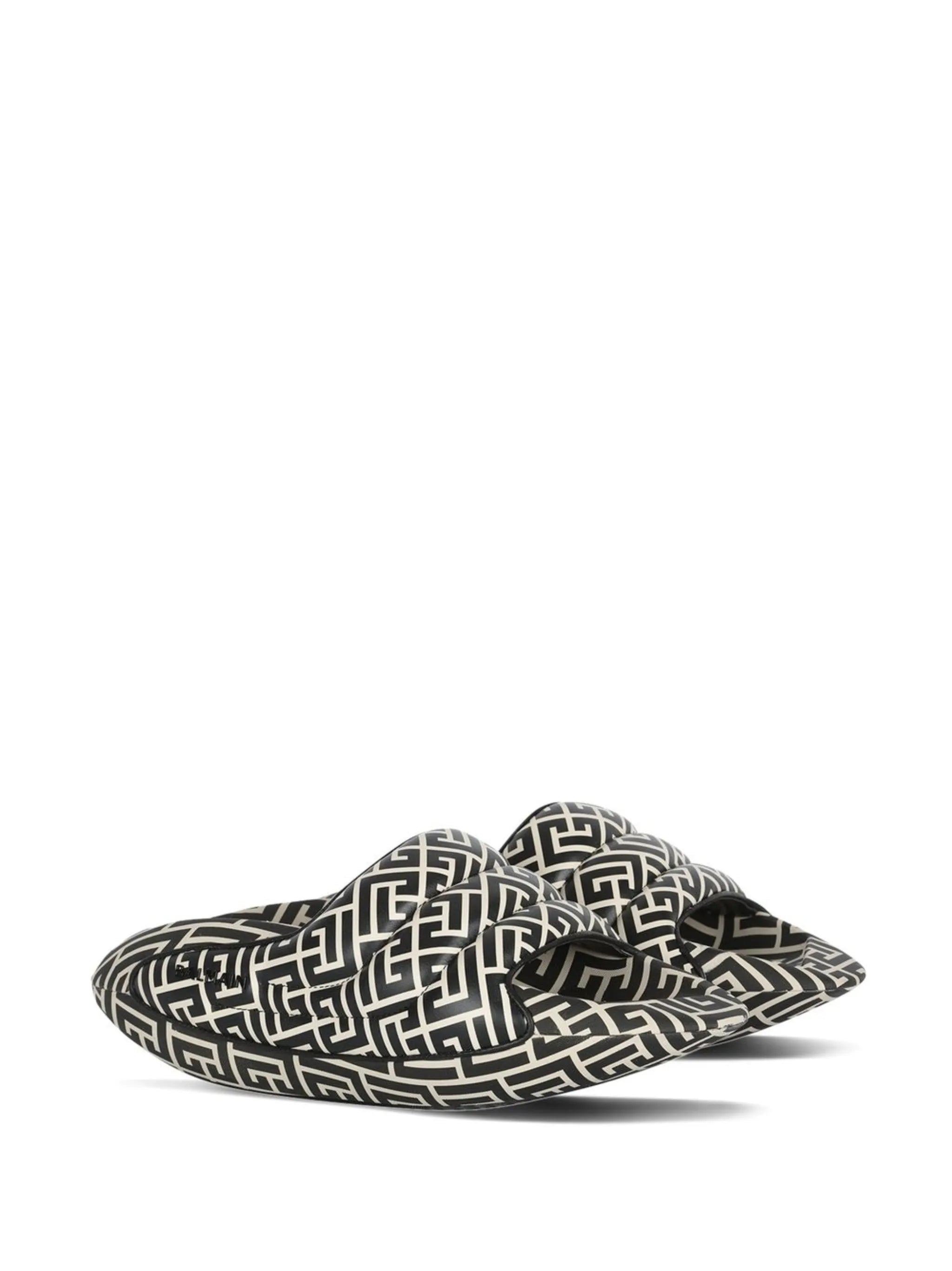 B-IT monogram-print slides
