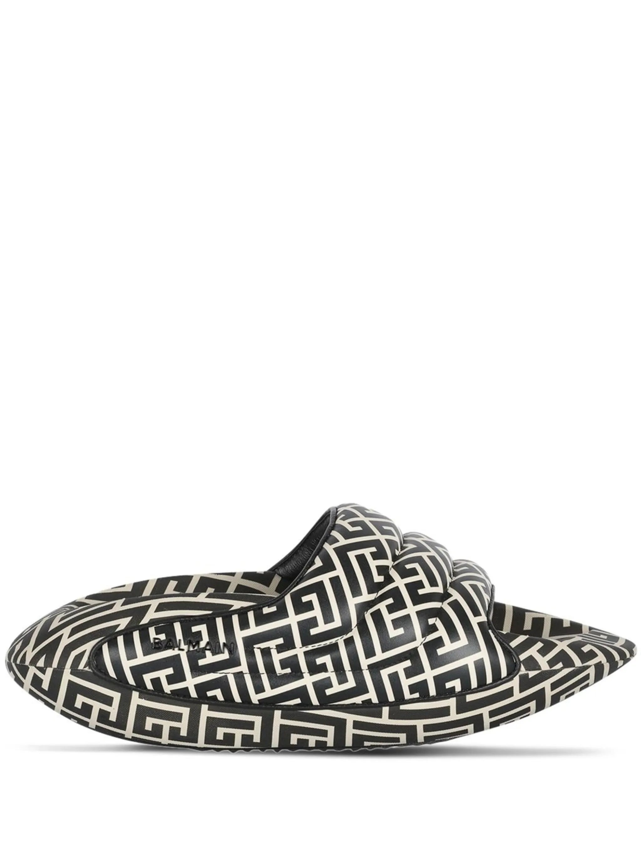 B-IT monogram-print slides