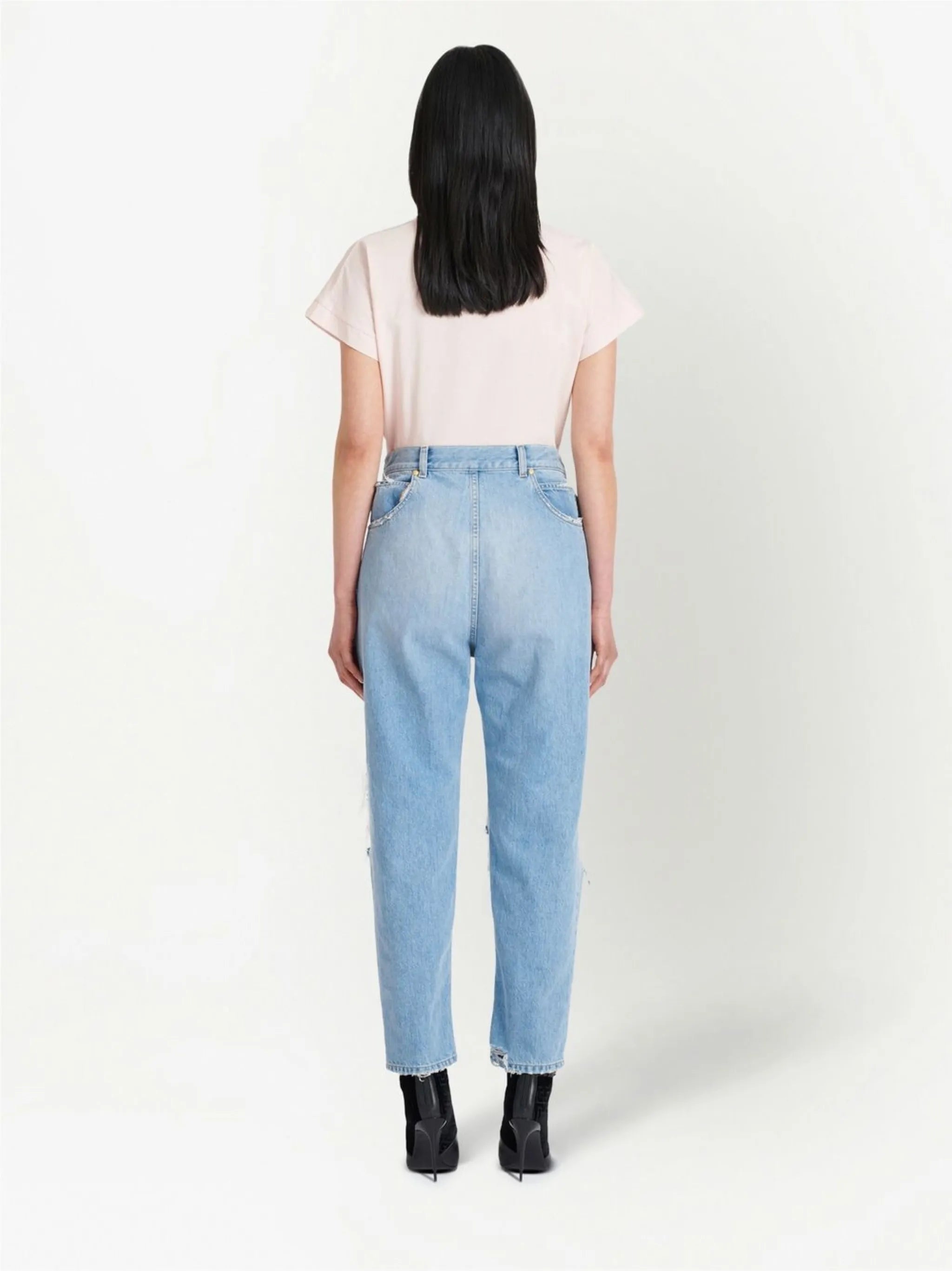 Back To Front boyfriend distressed jeans
