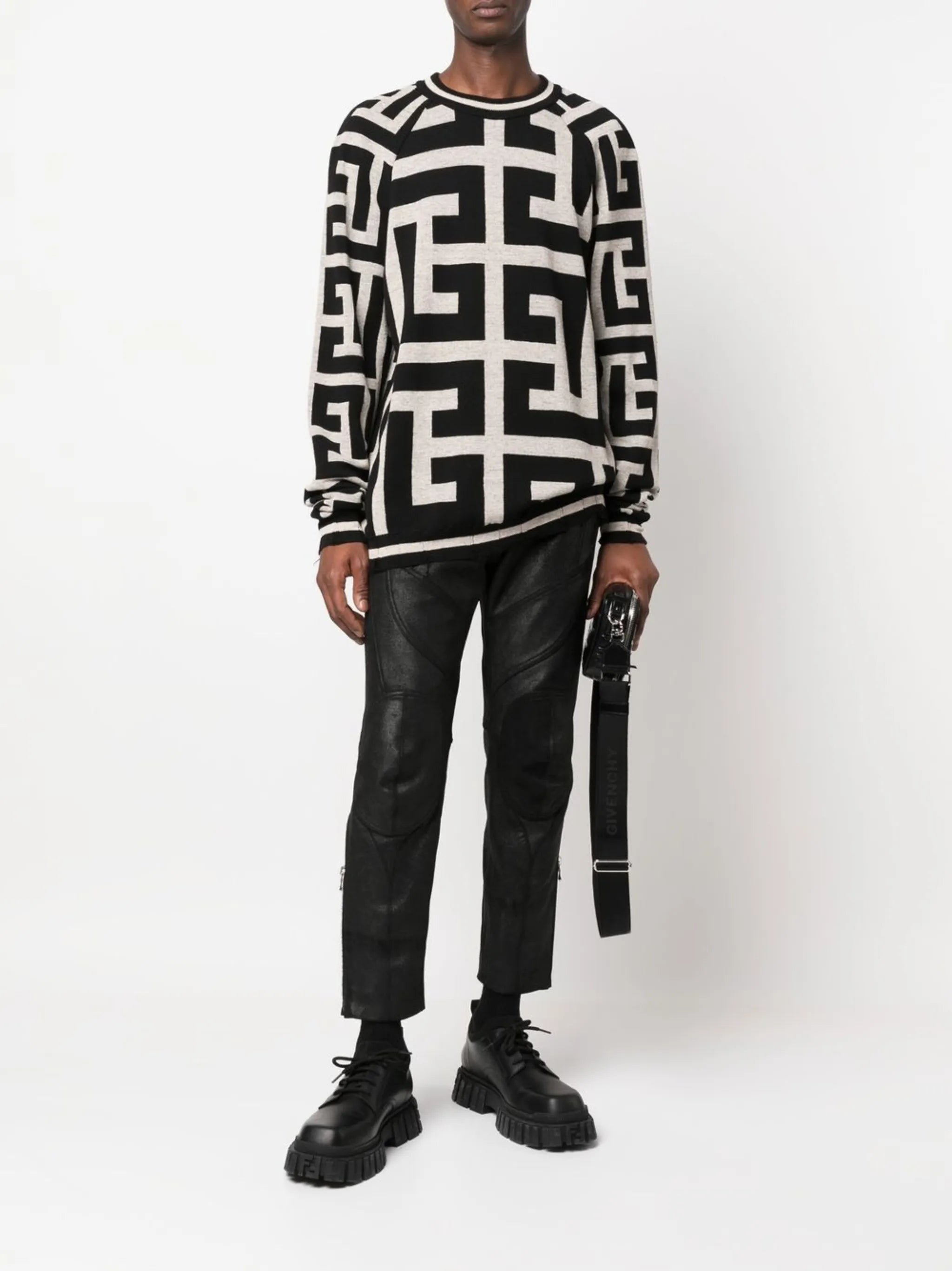 logo-print jumper