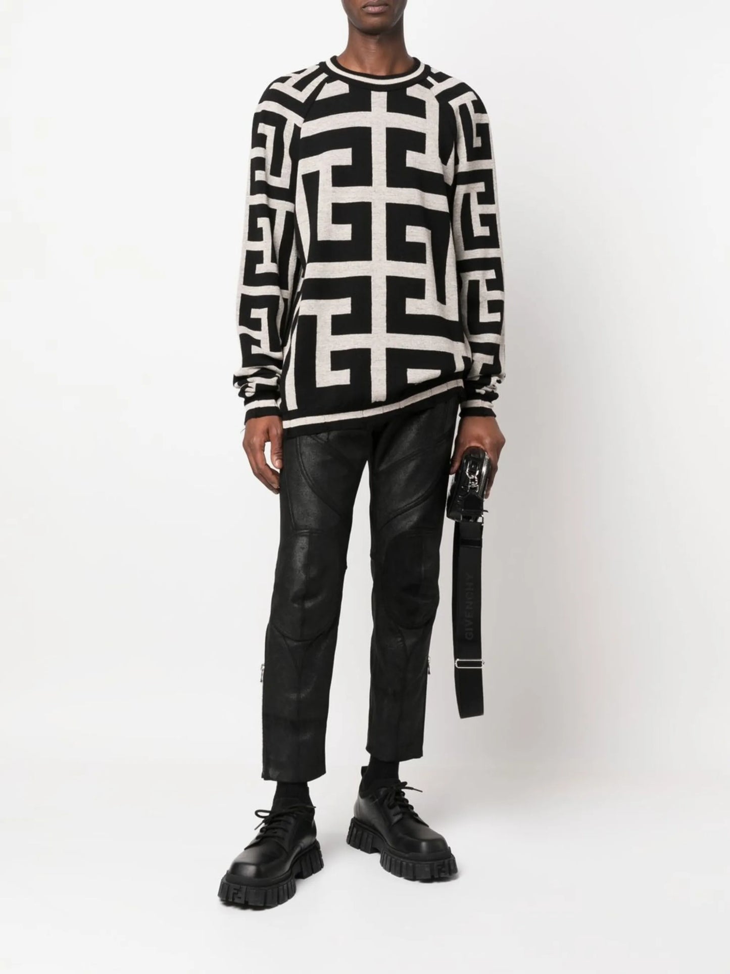 logo-print jumper