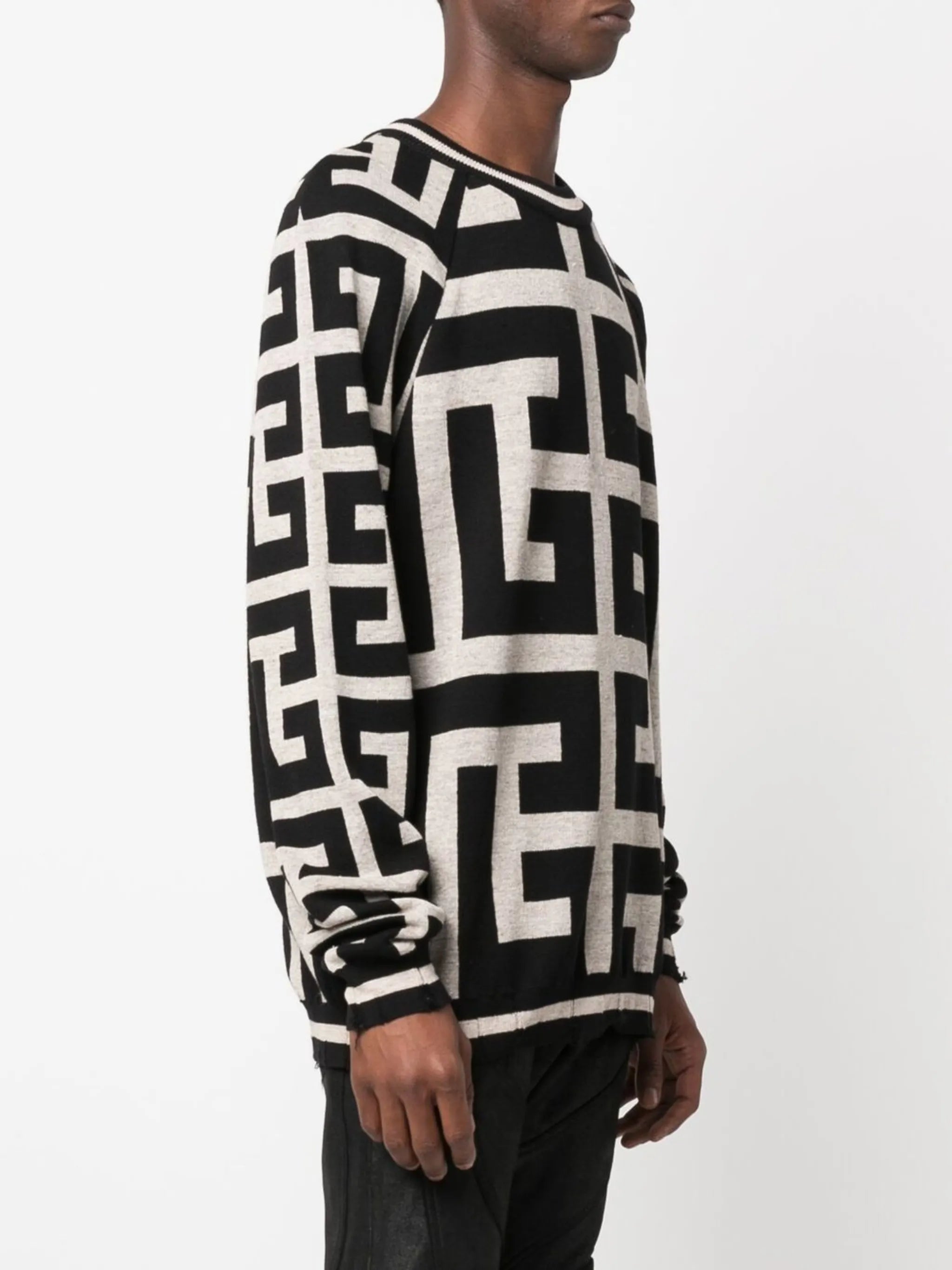 logo-print jumper