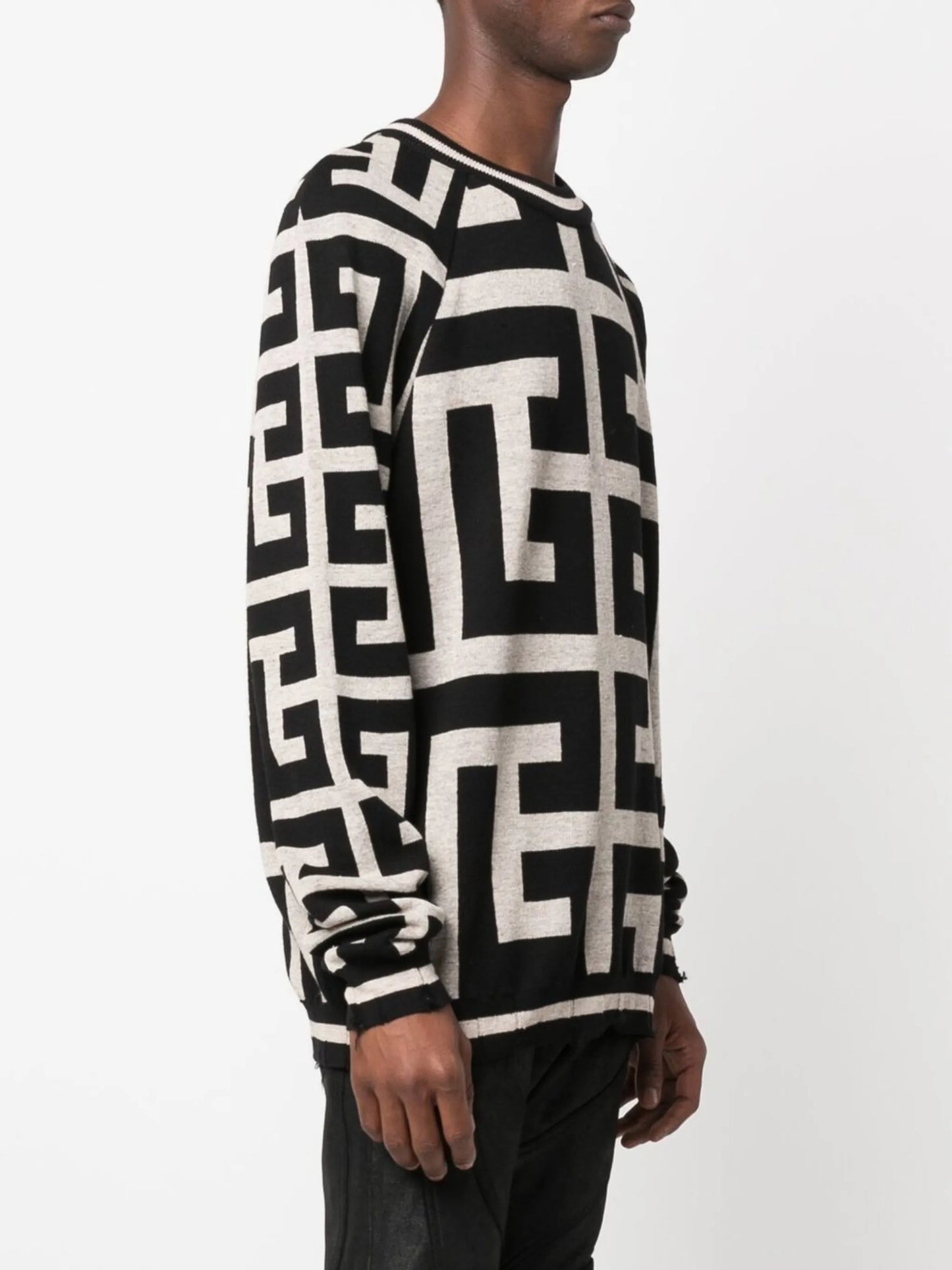 logo-print jumper