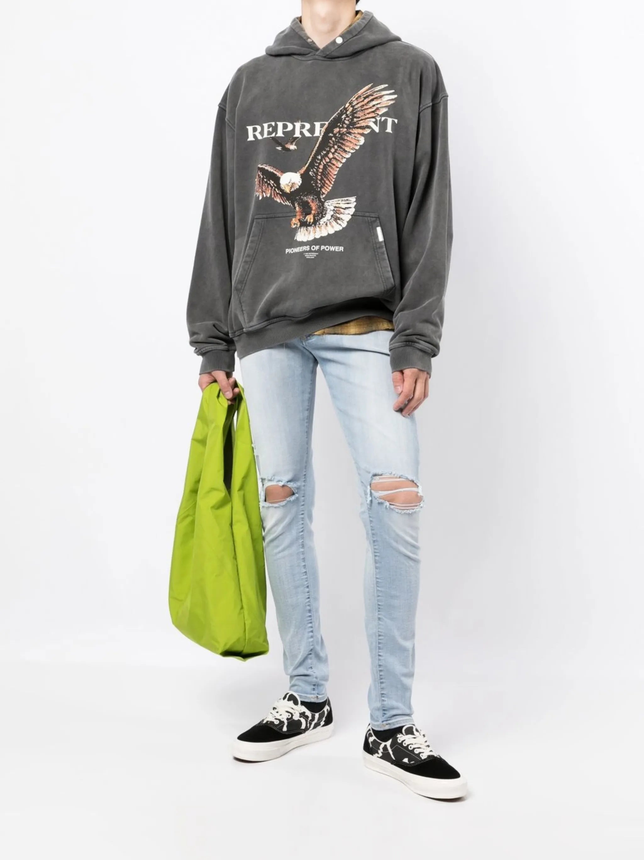 graphic-logo print hoodie