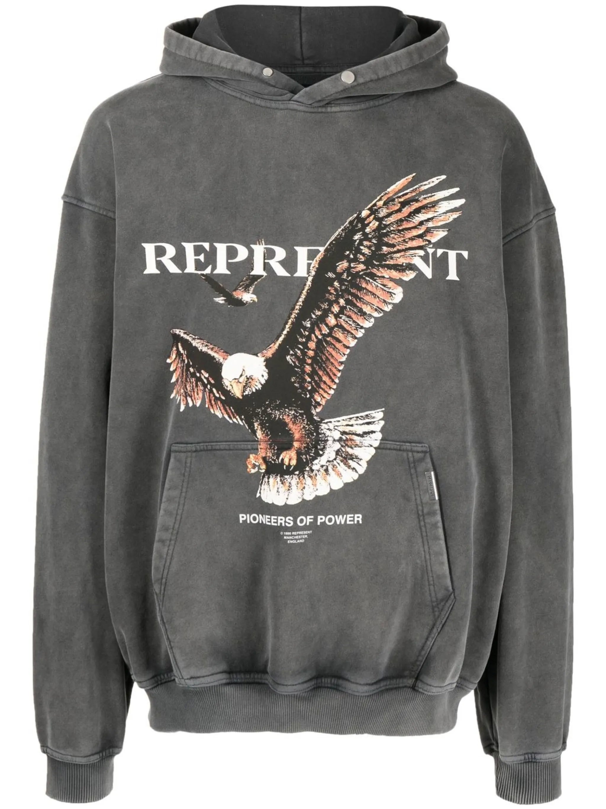 graphic-logo print hoodie