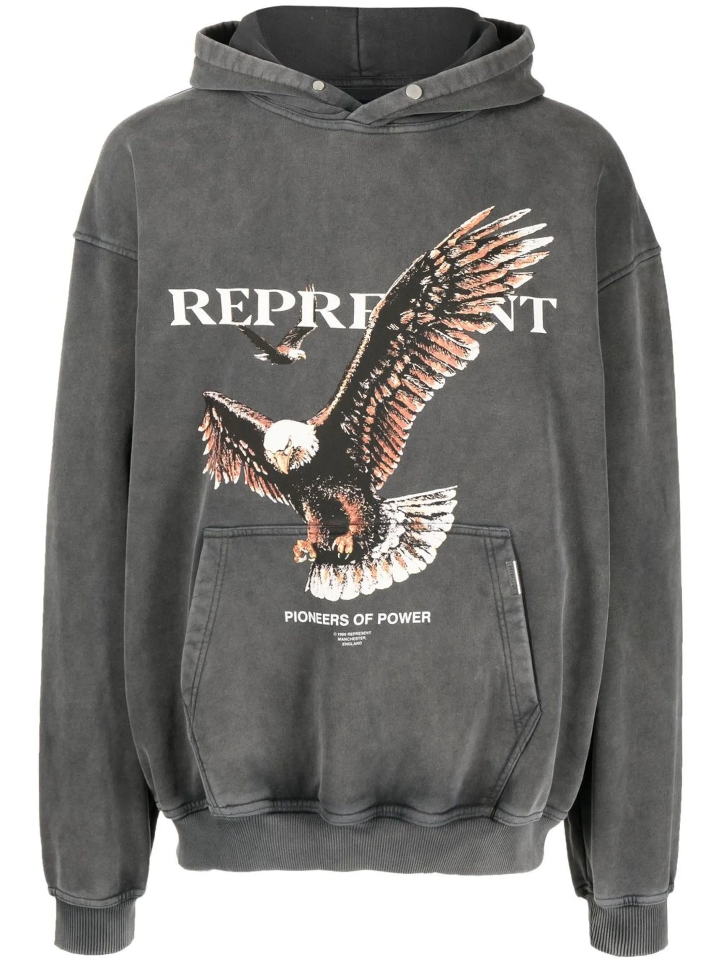 graphic-logo print hoodie