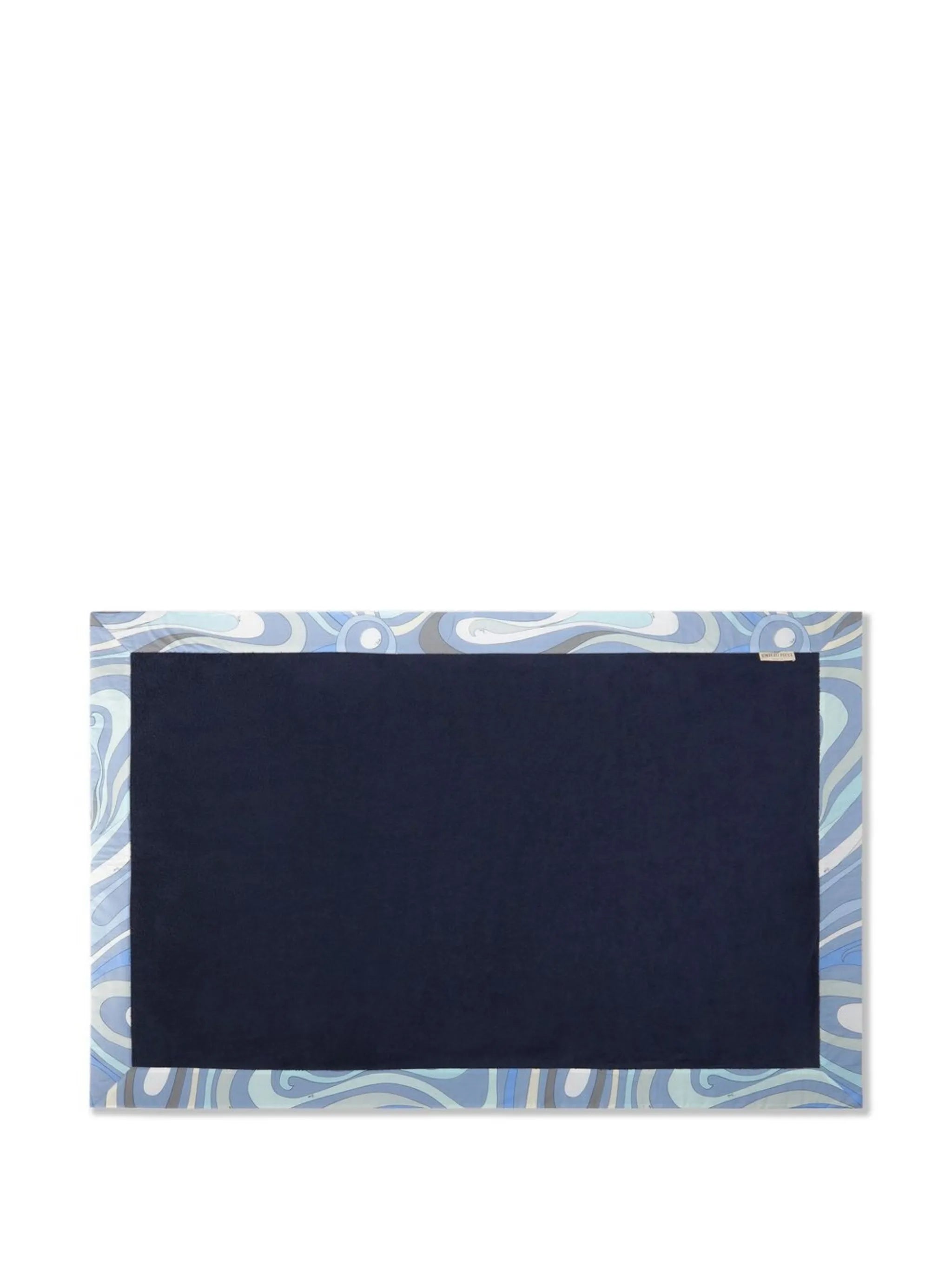 Marmo-print beach towel