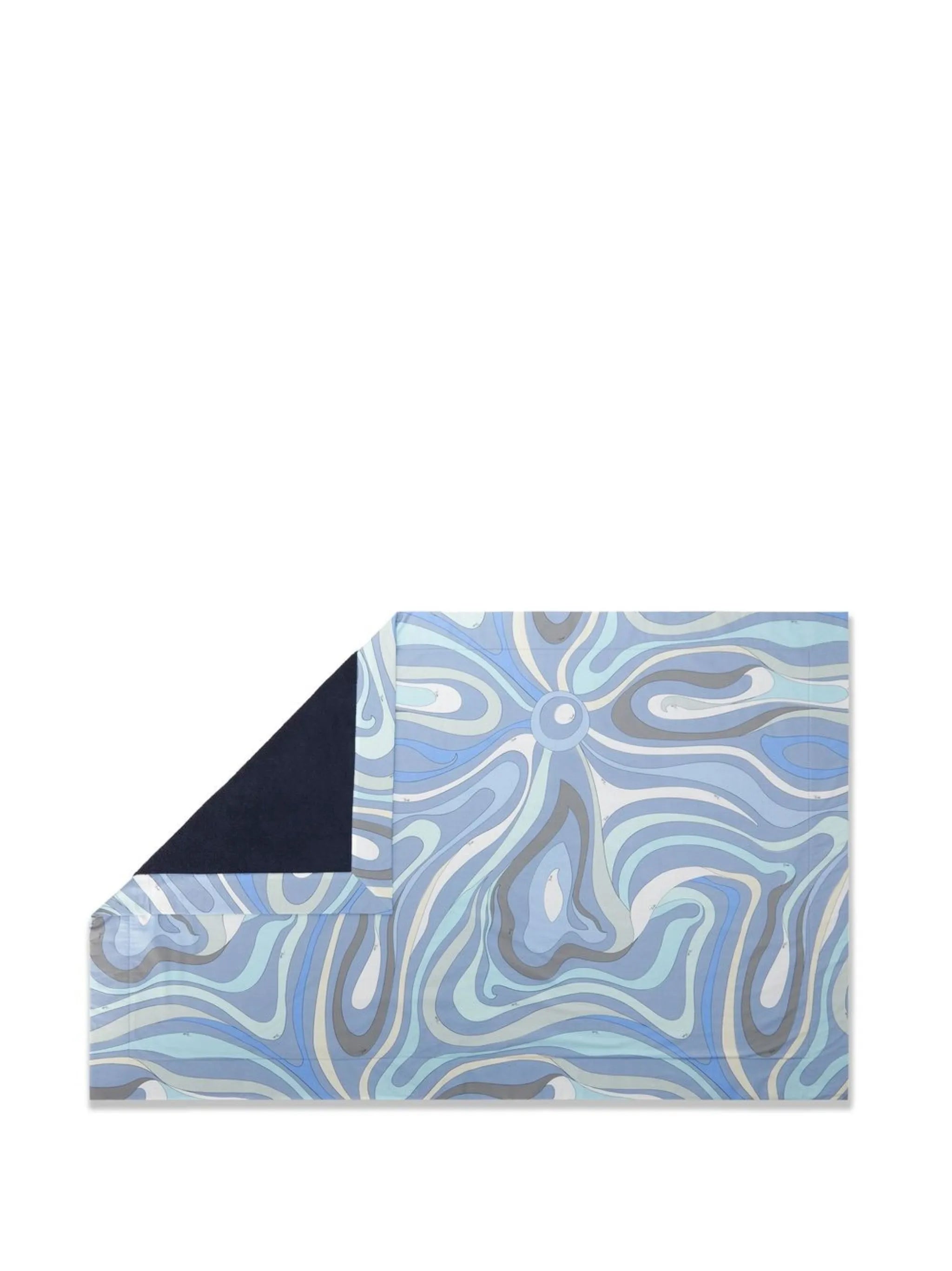 Marmo-print beach towel