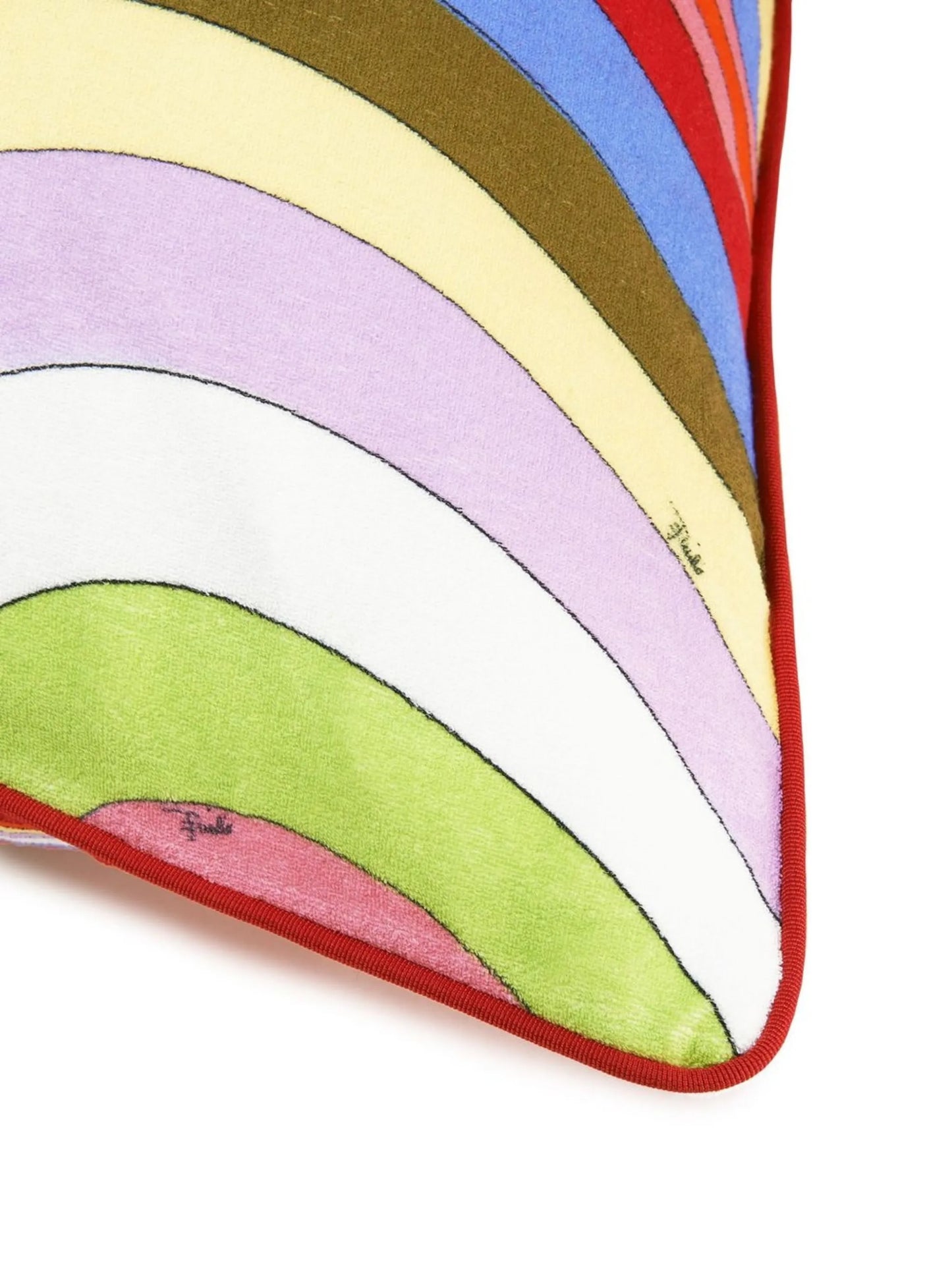 abstract-print pillow