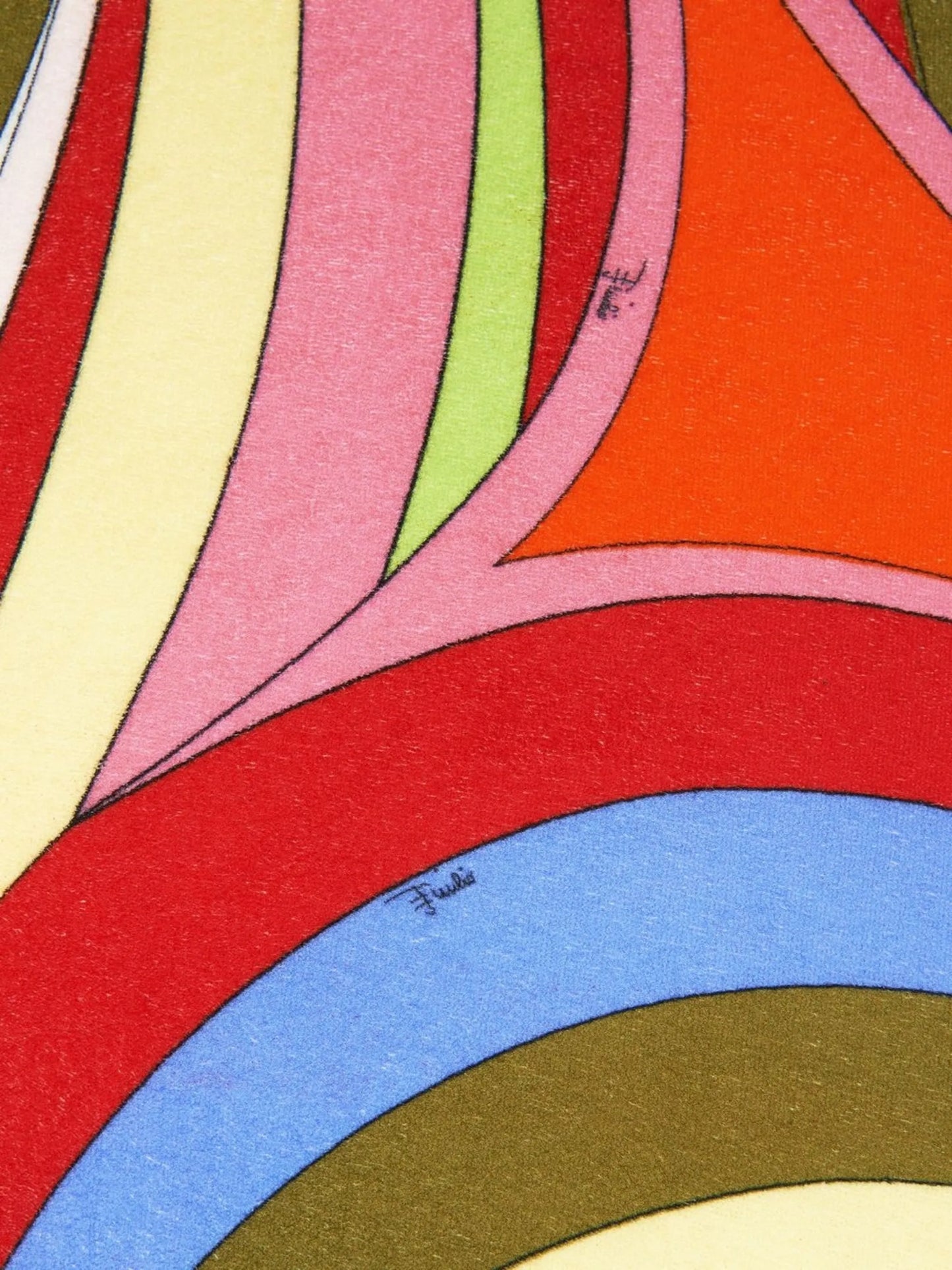 abstract-print pillow