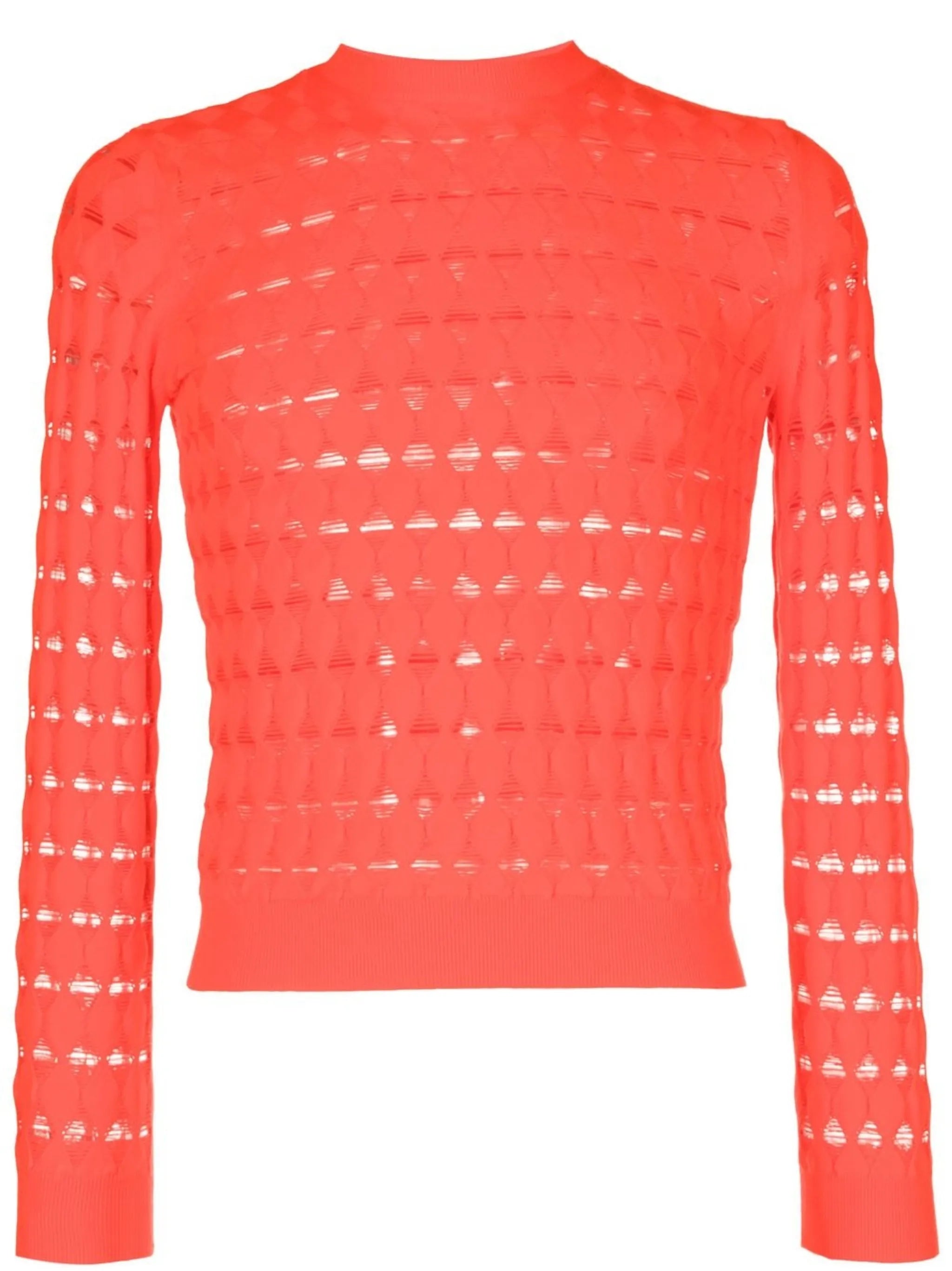 sheer cut-out jumper