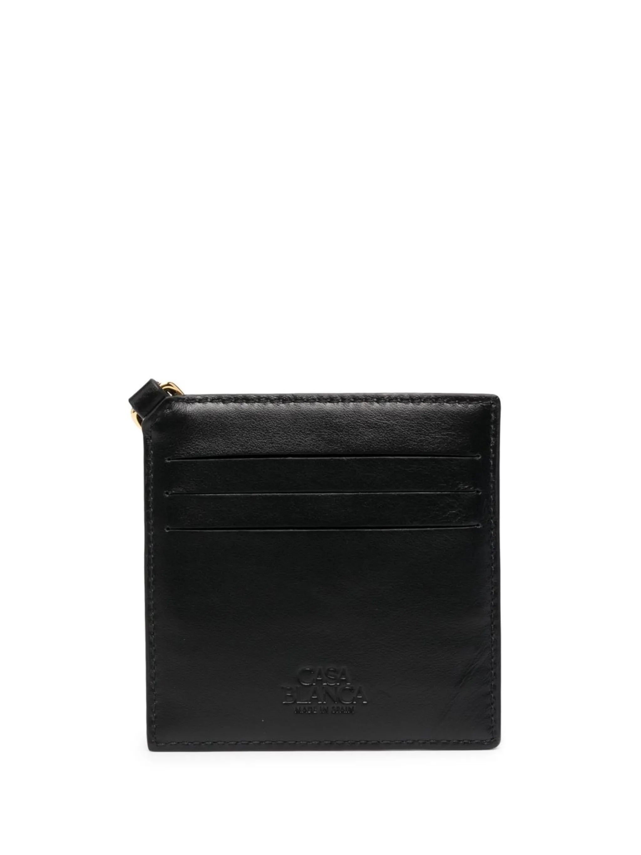 logo-print lanyard cardholder
