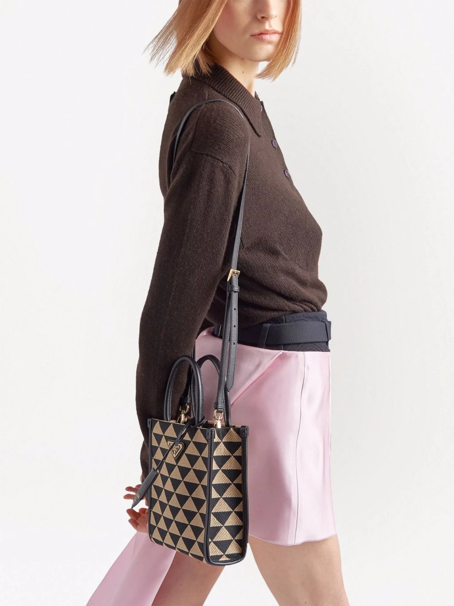 Symbole embroidered mini bag