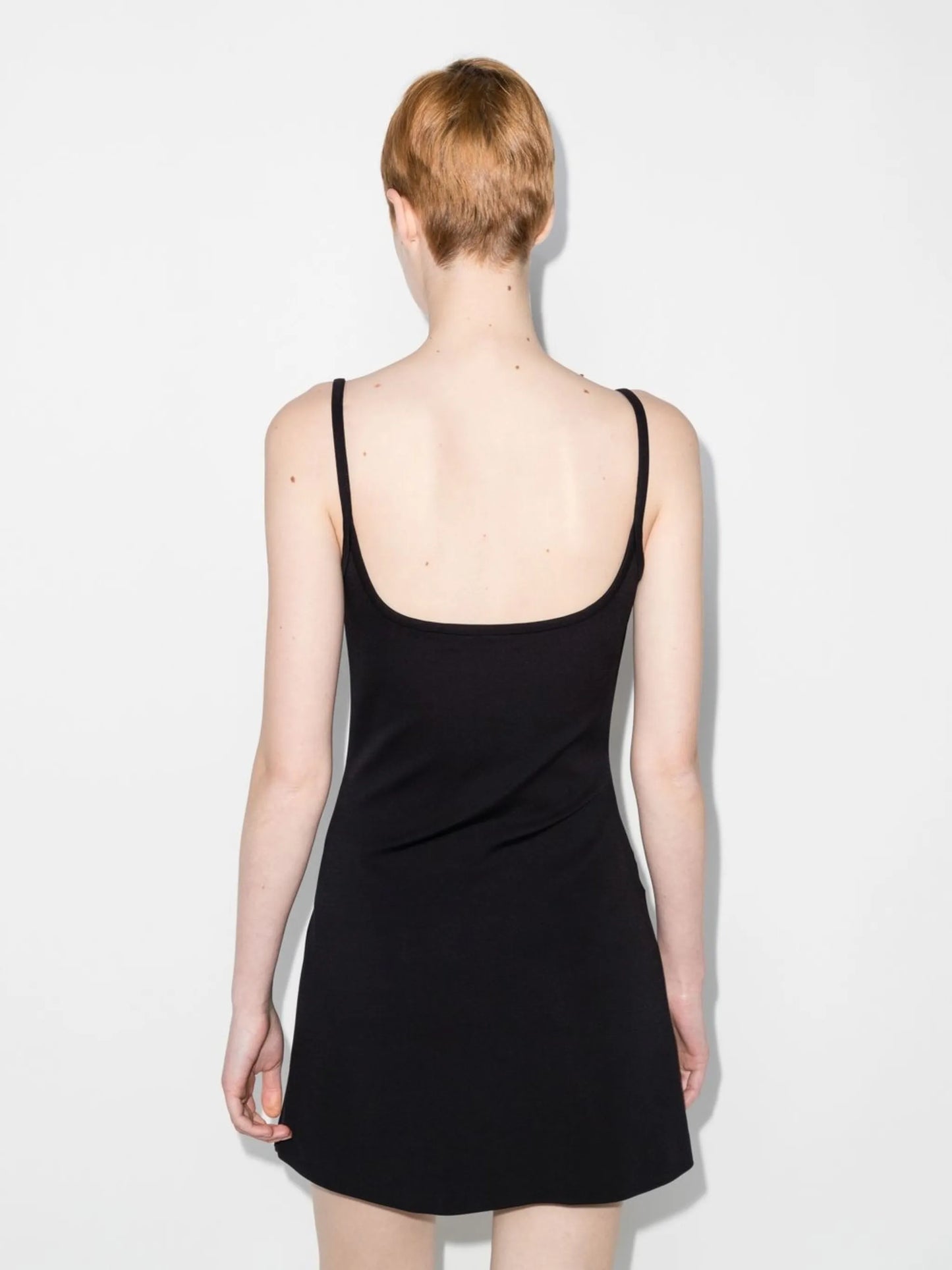 bow-embellished mini dress