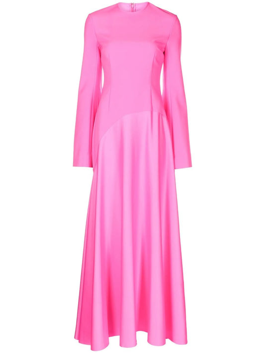 draped maxi dress