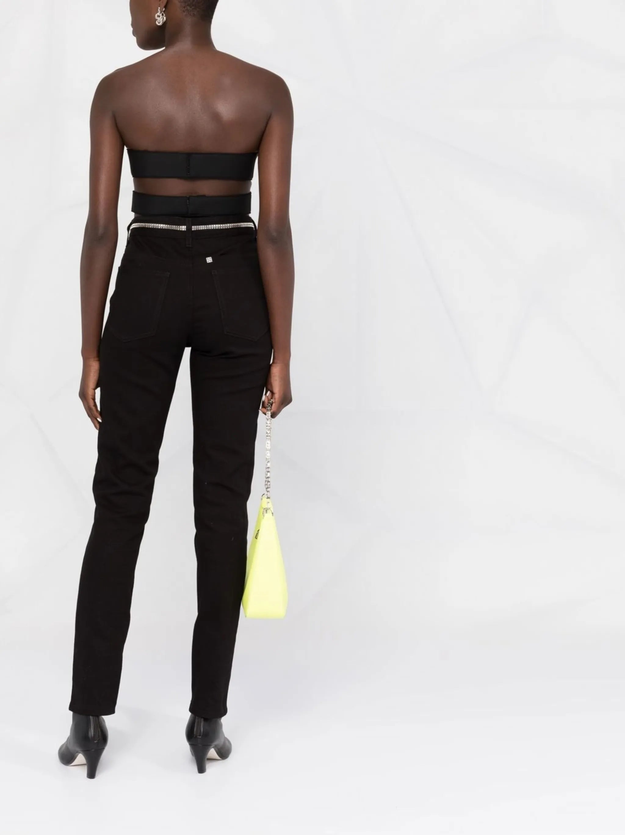 cut-out bustier top