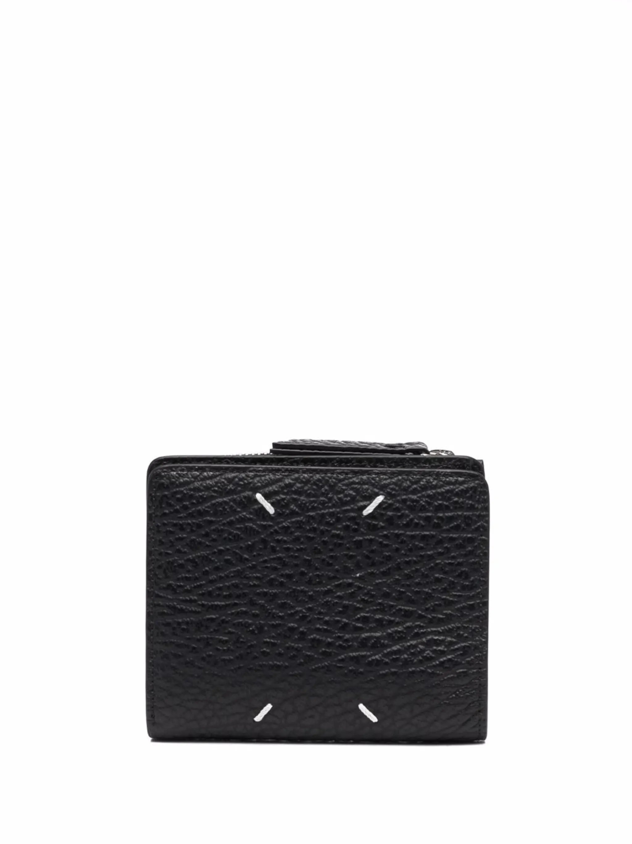 four-stitch leather wallet
