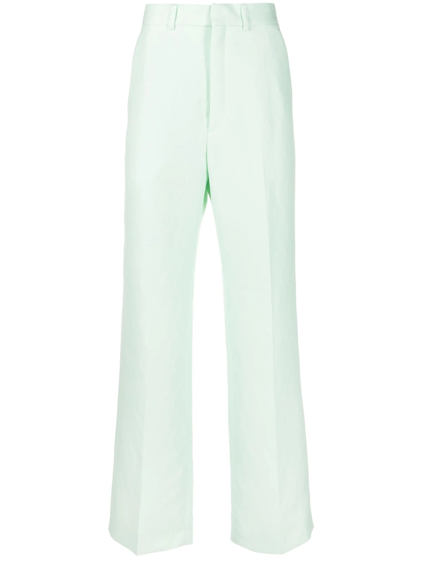 striped tailored flared trousers