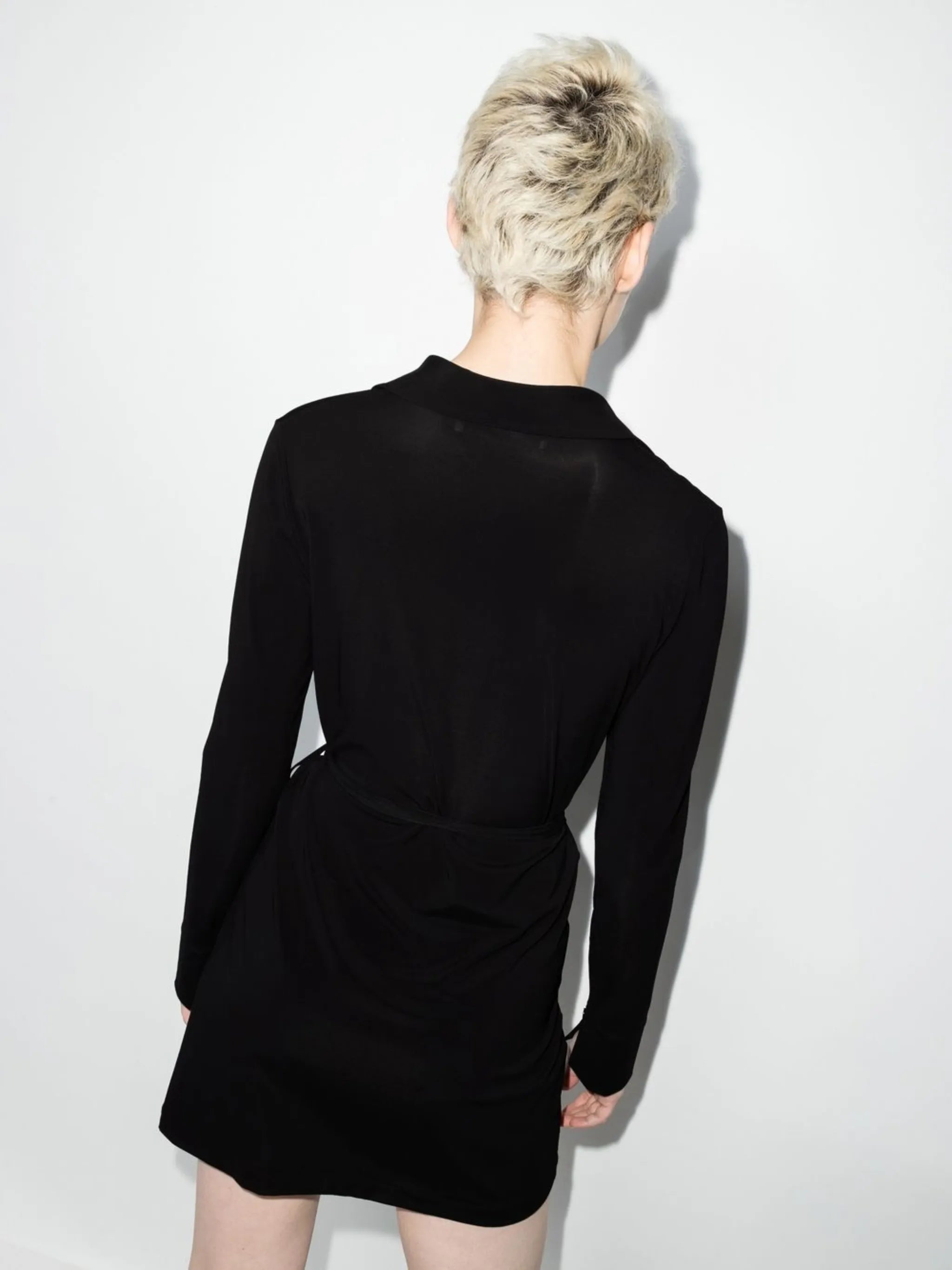 Jane wrap mini dress