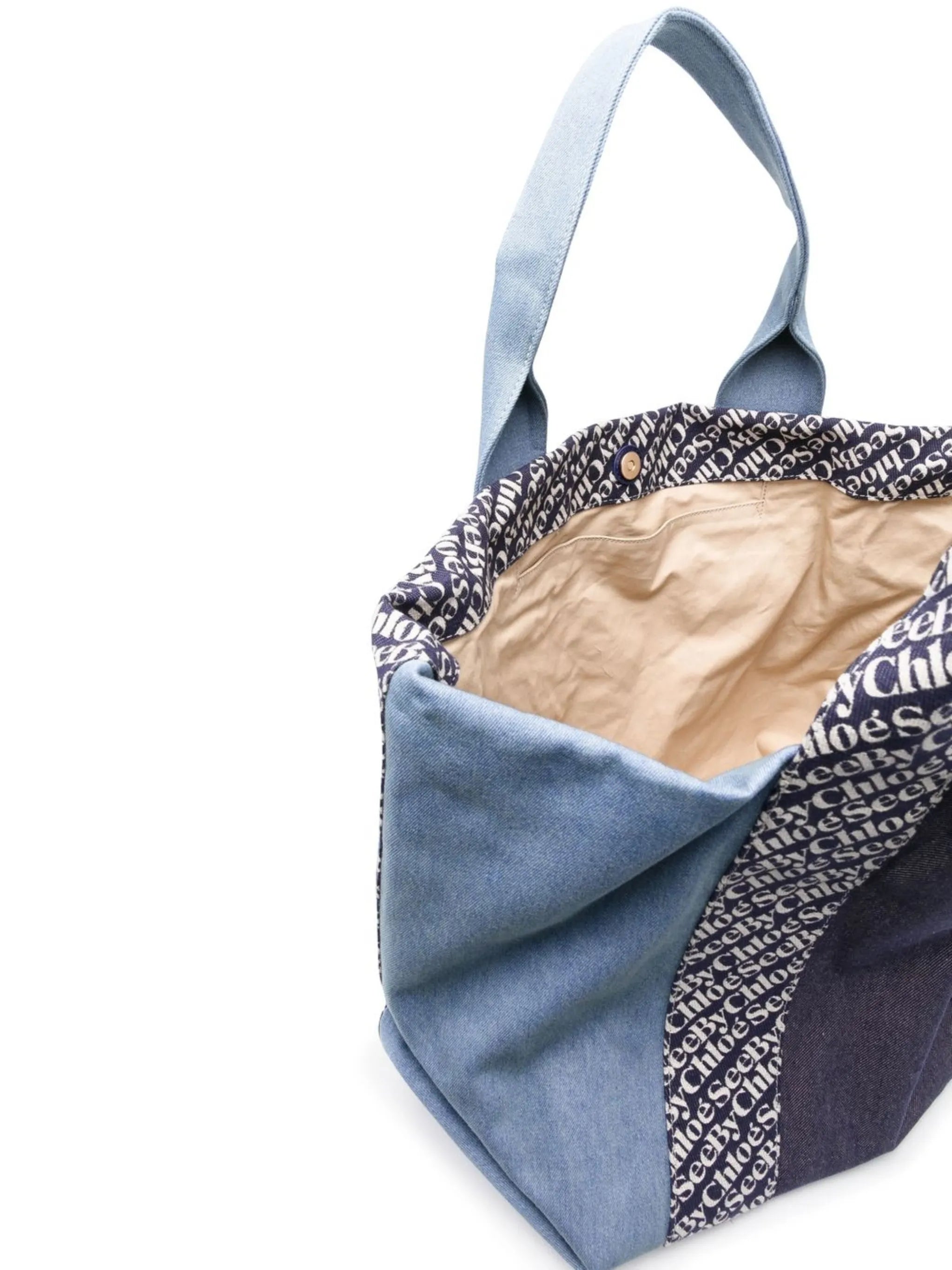 logo print tote bag