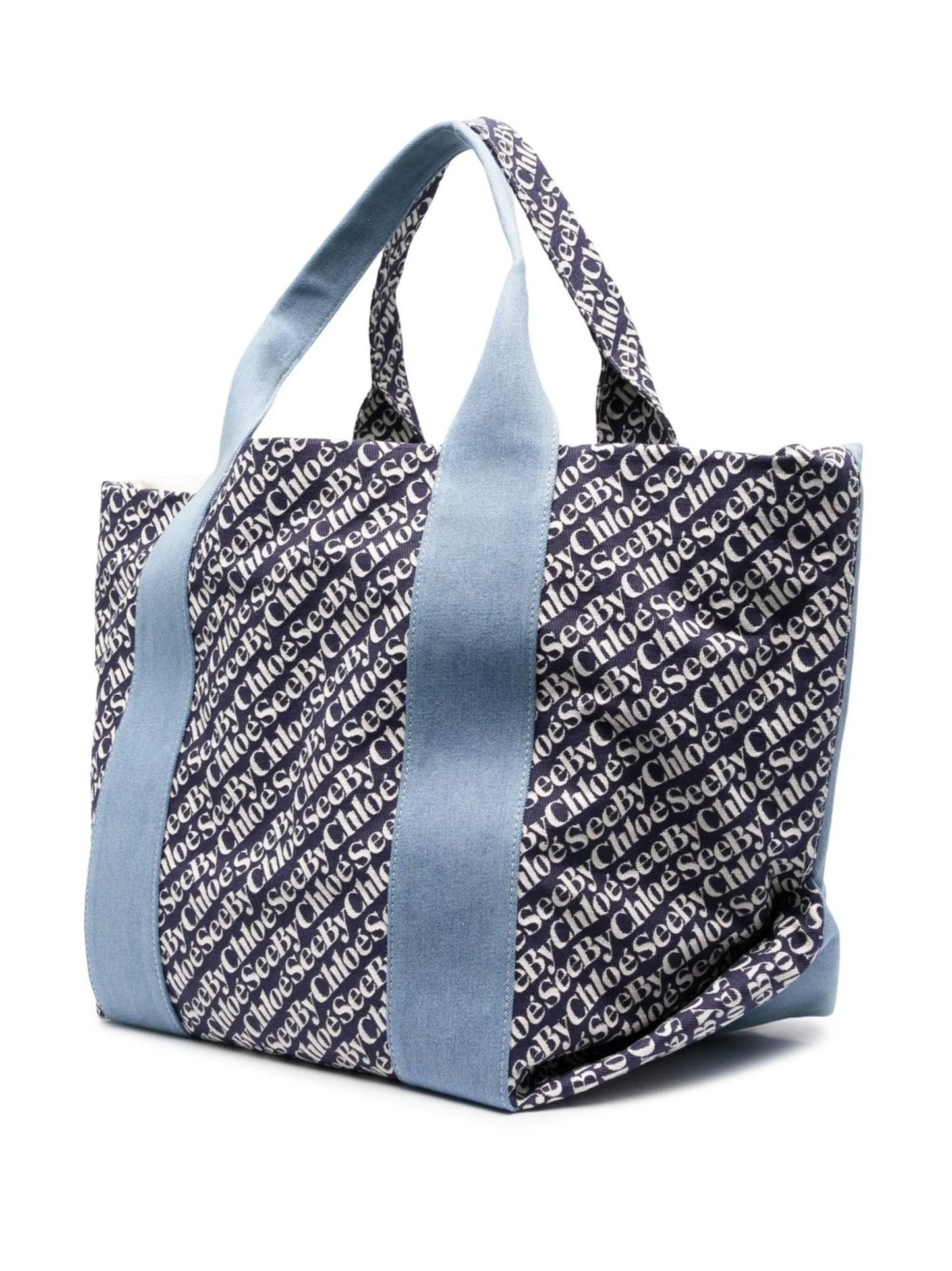 logo print tote bag