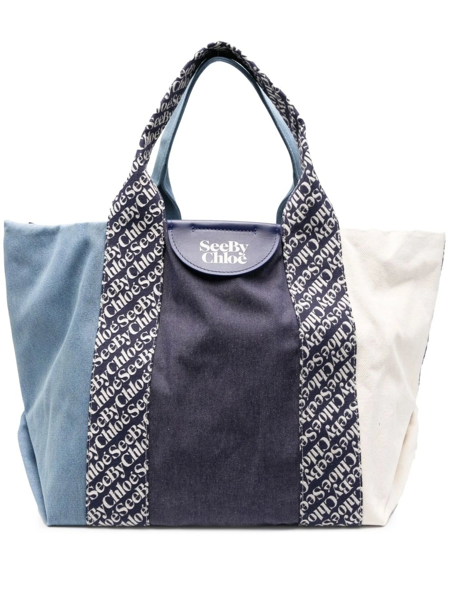 logo print tote bag