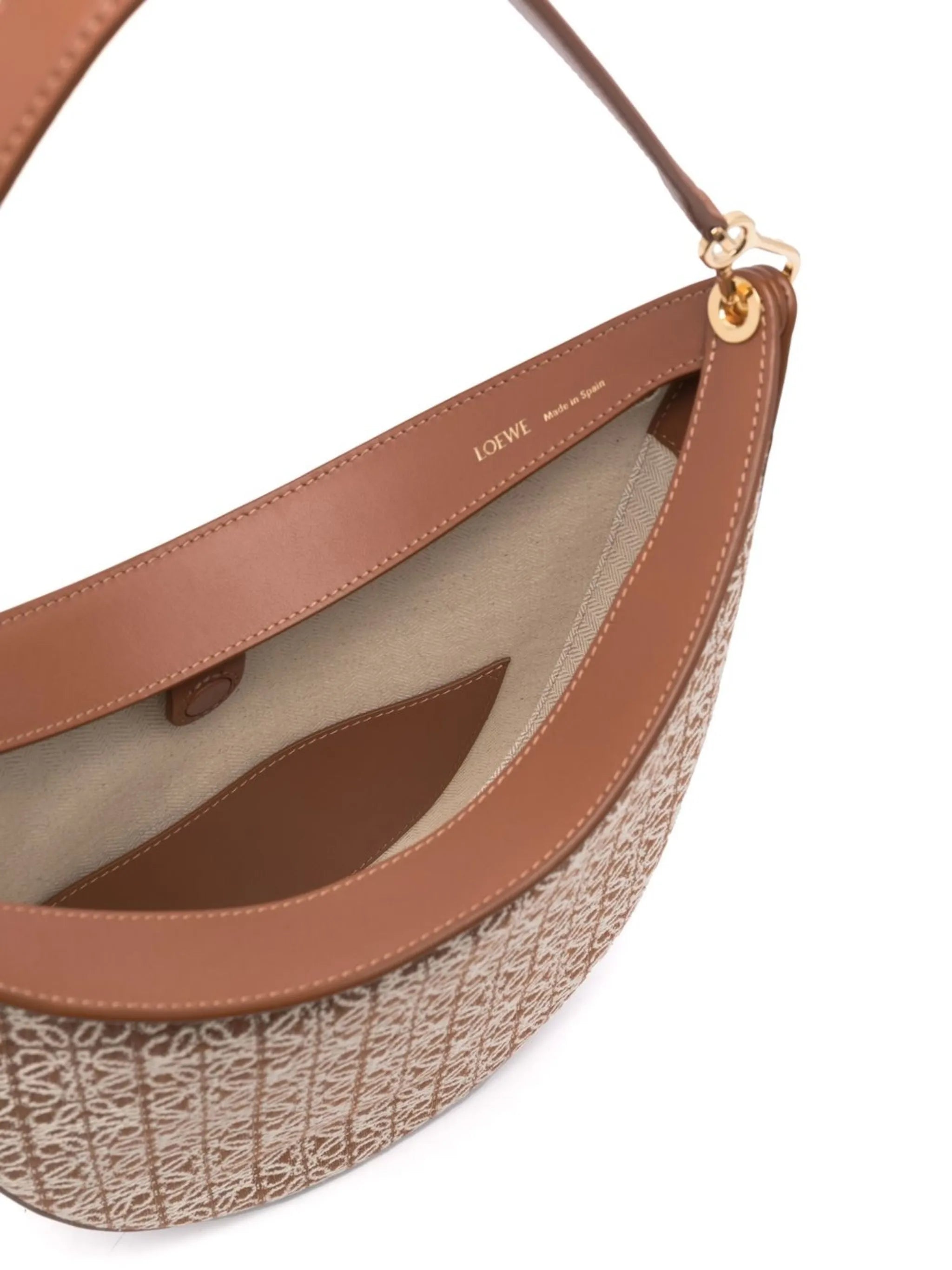 Luna Anagram-jacquard shoulder bag