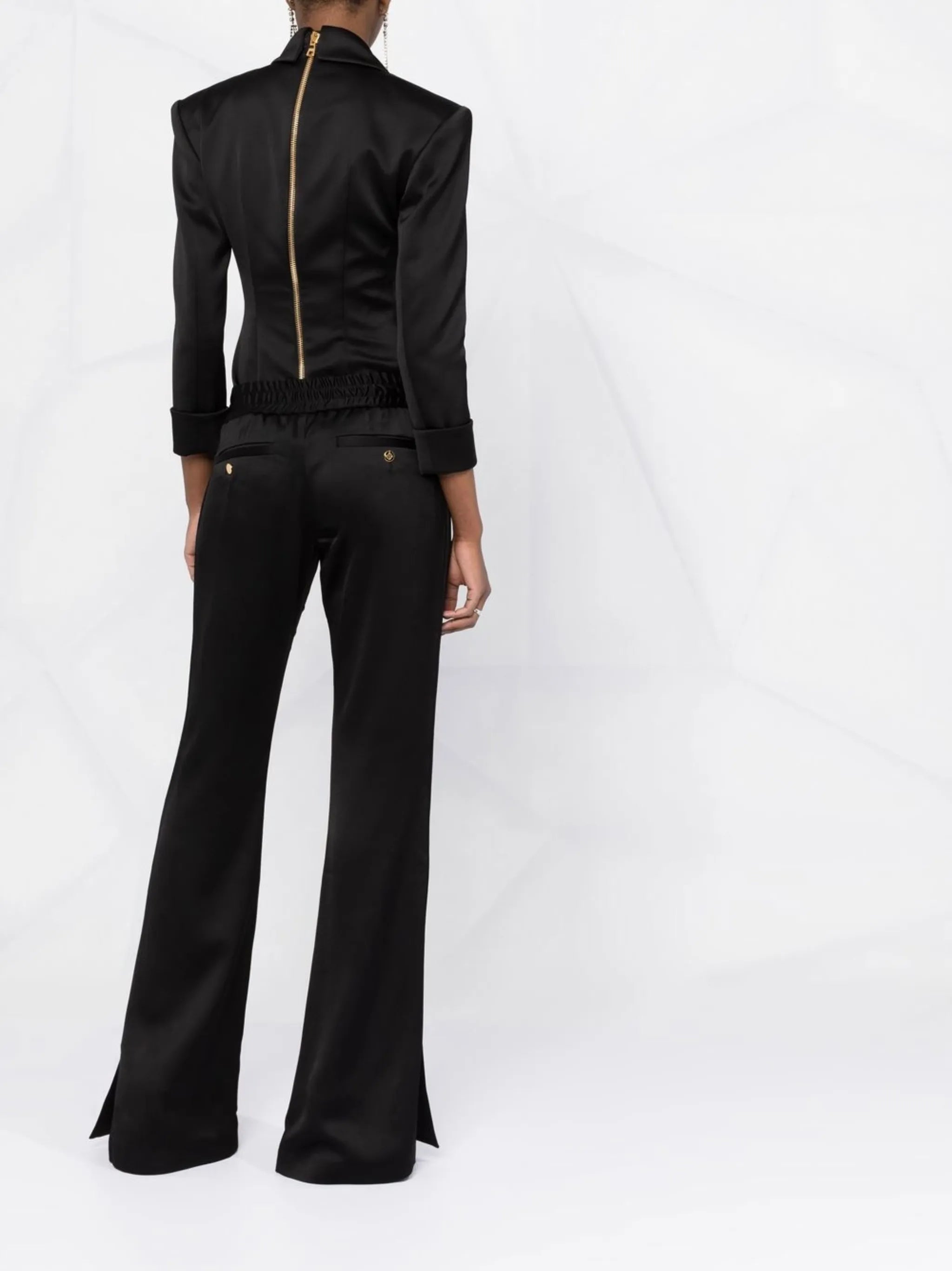 notched-lapel long-sleeve body