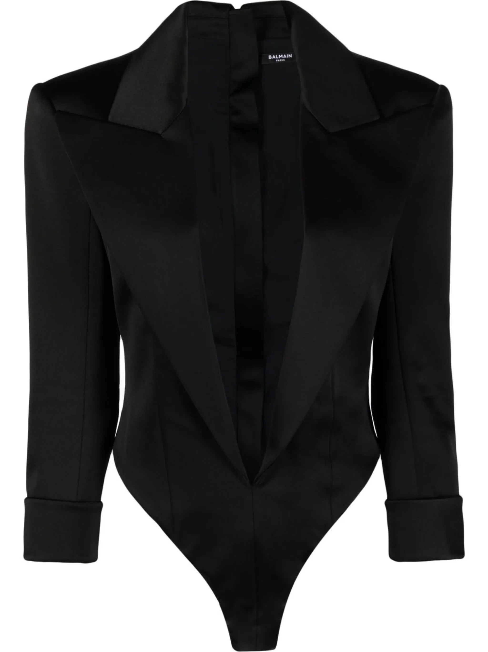 notched-lapel long-sleeve body