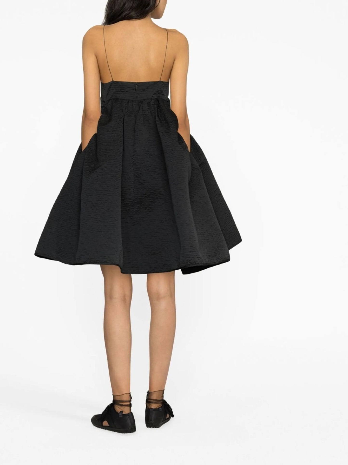 Lisbeth matelassé A-line dress