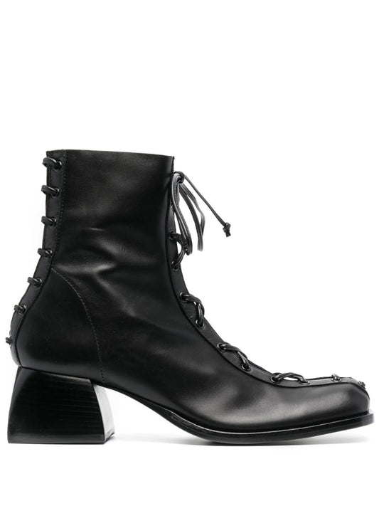 ankle lace-up fastening 55mm boots