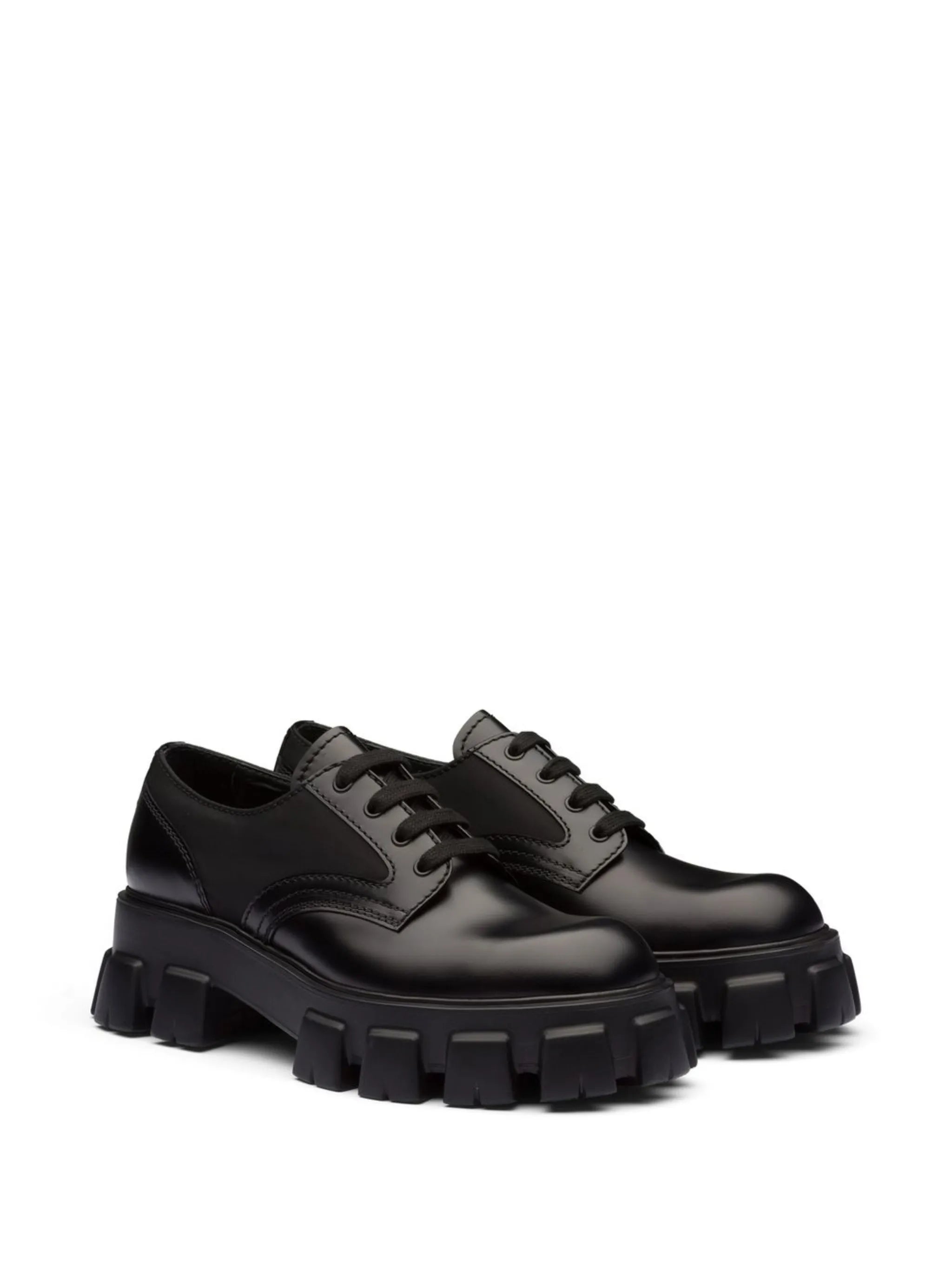 Monolith leather Derby shoes
