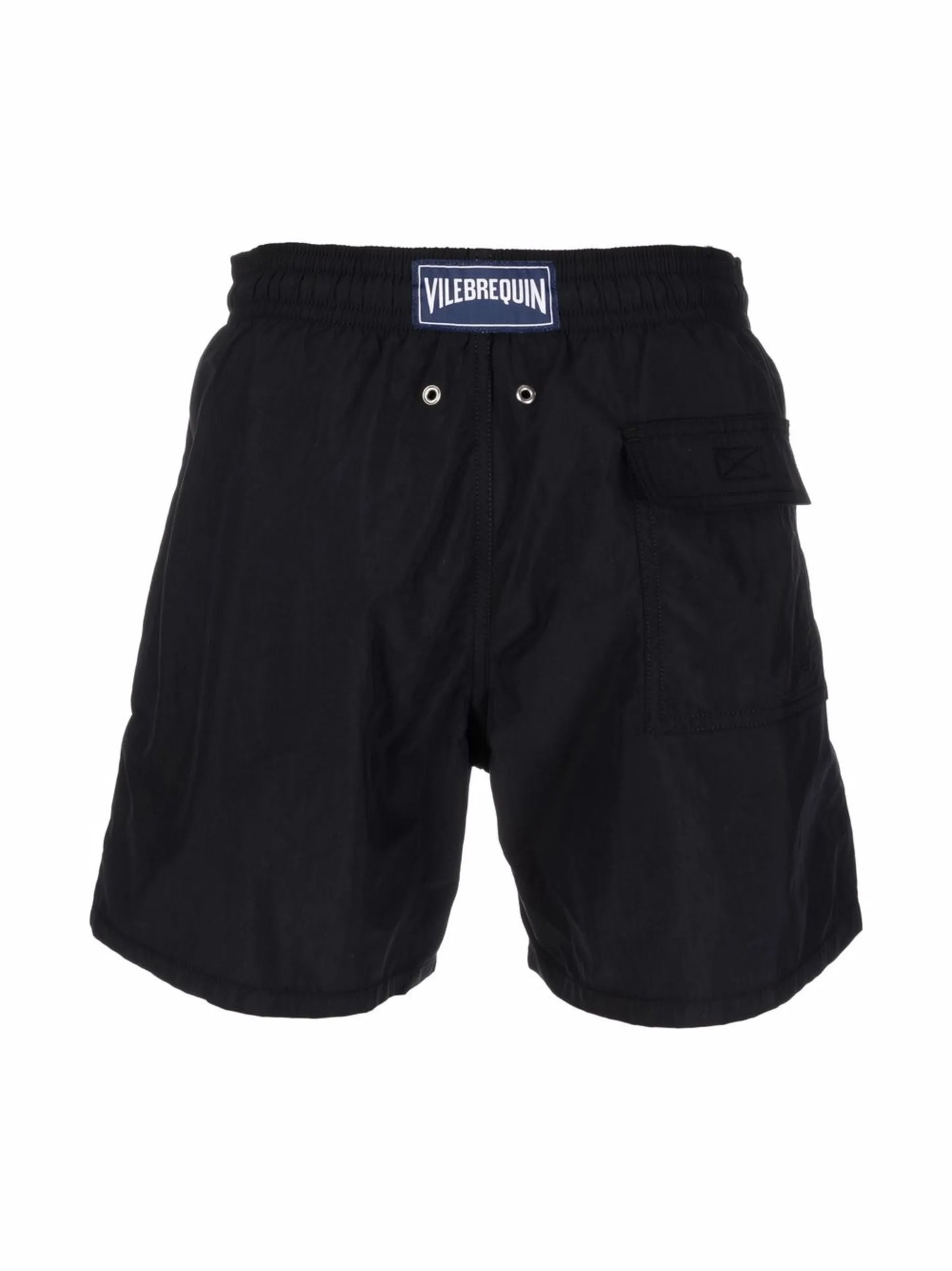 elasticated-waist swim shorts