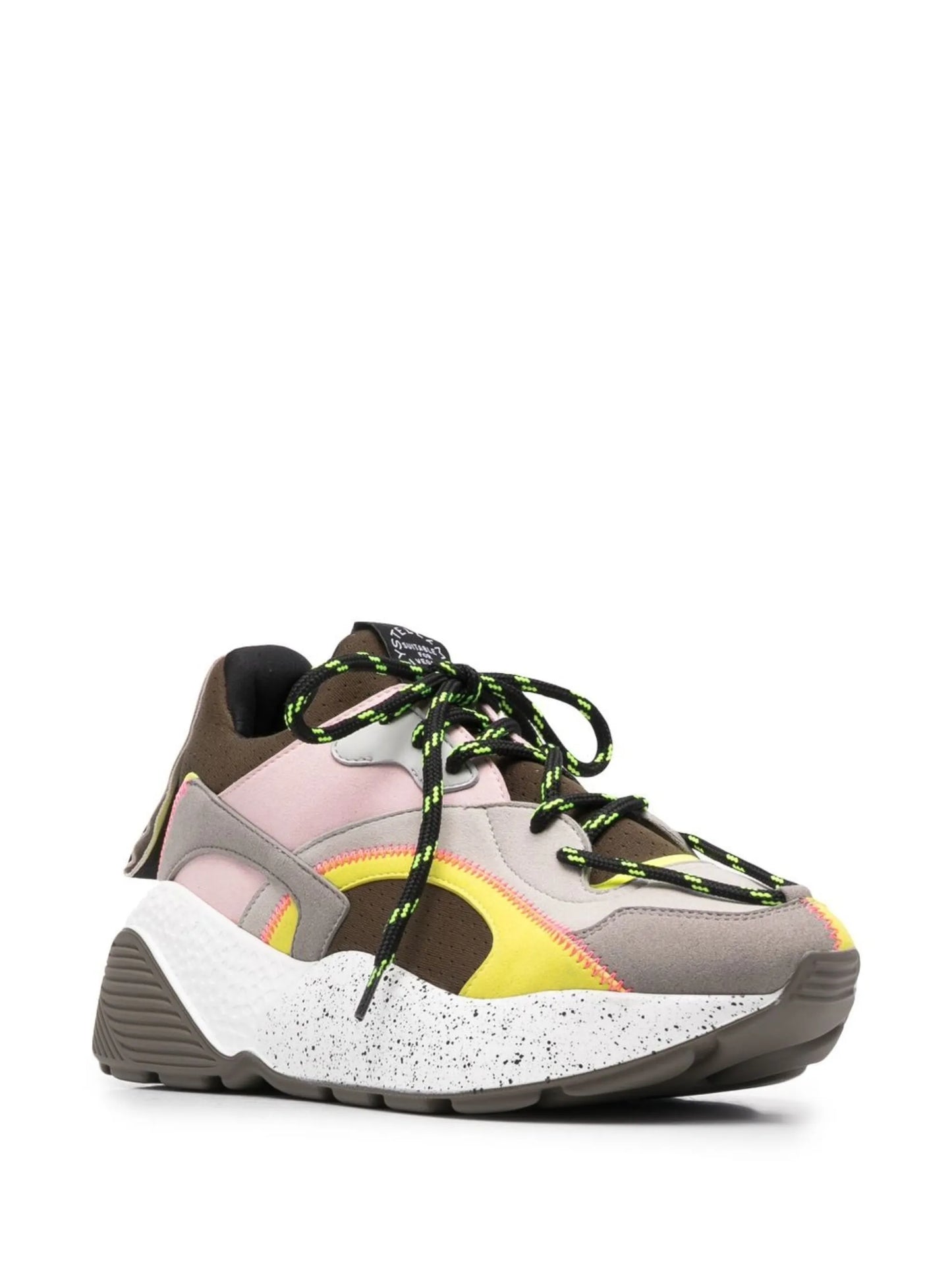 panelled chunky sneakers