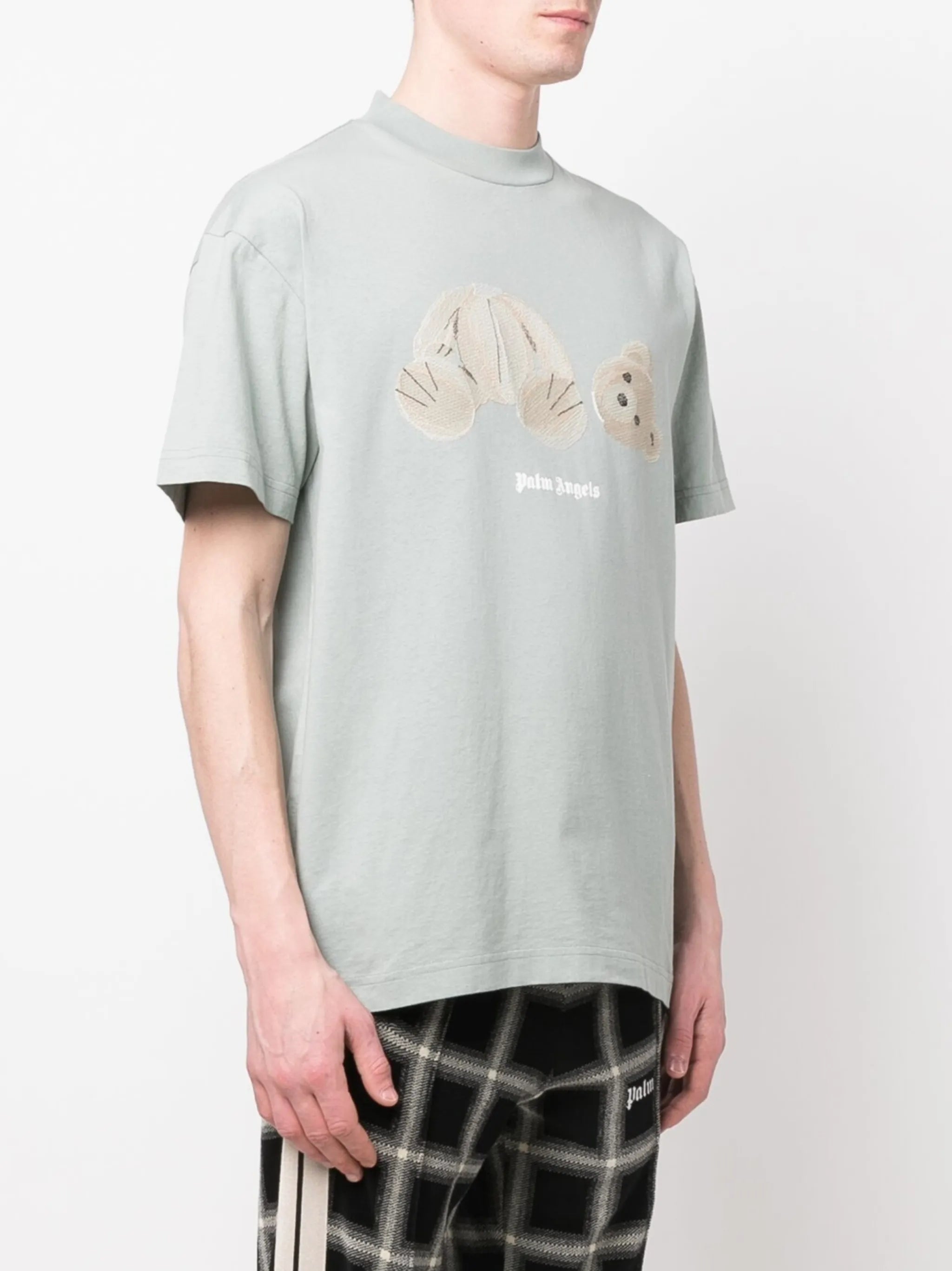 Teddy Bear logo-print crew-neck T-shirt