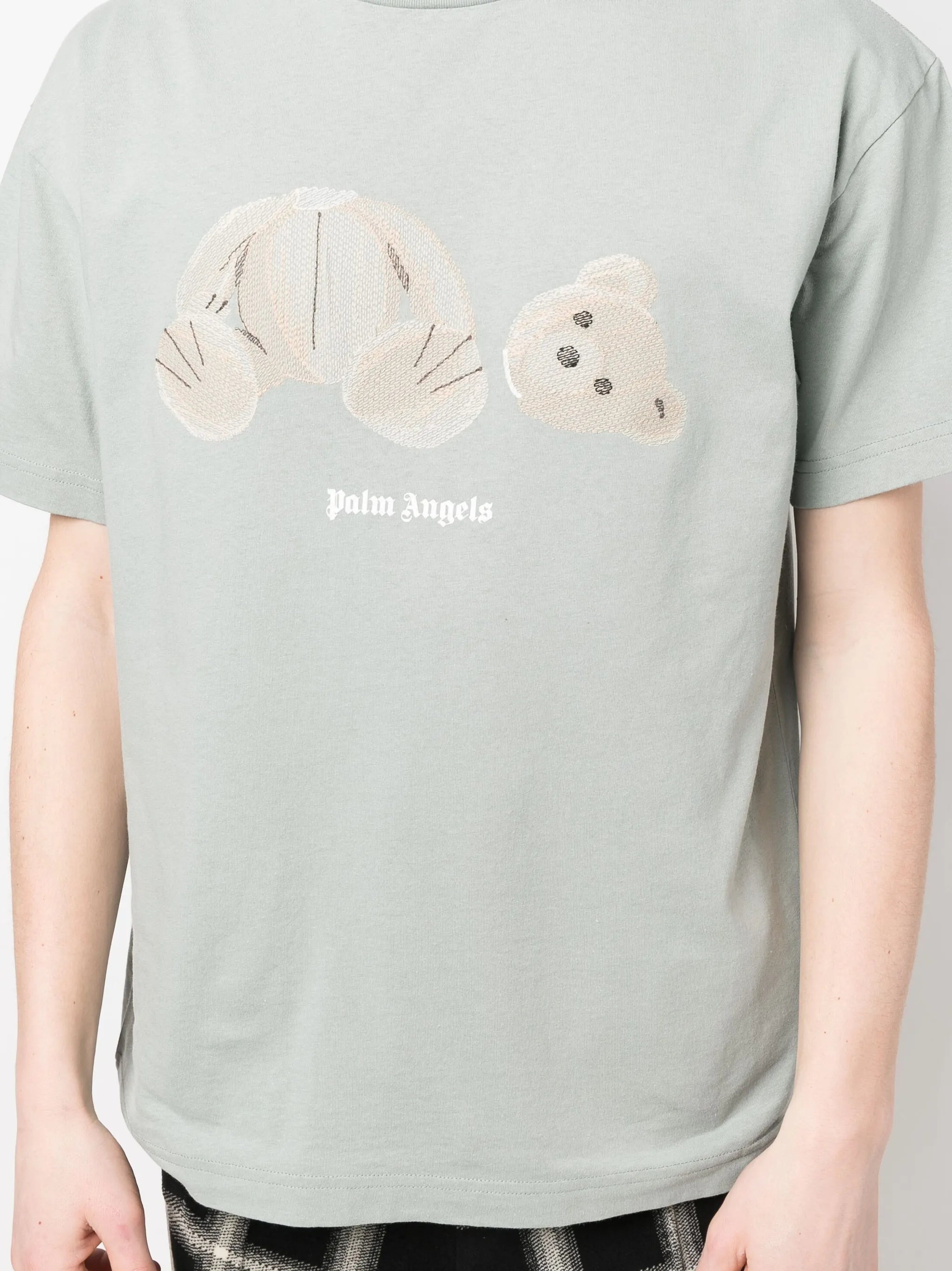 Teddy Bear logo-print crew-neck T-shirt