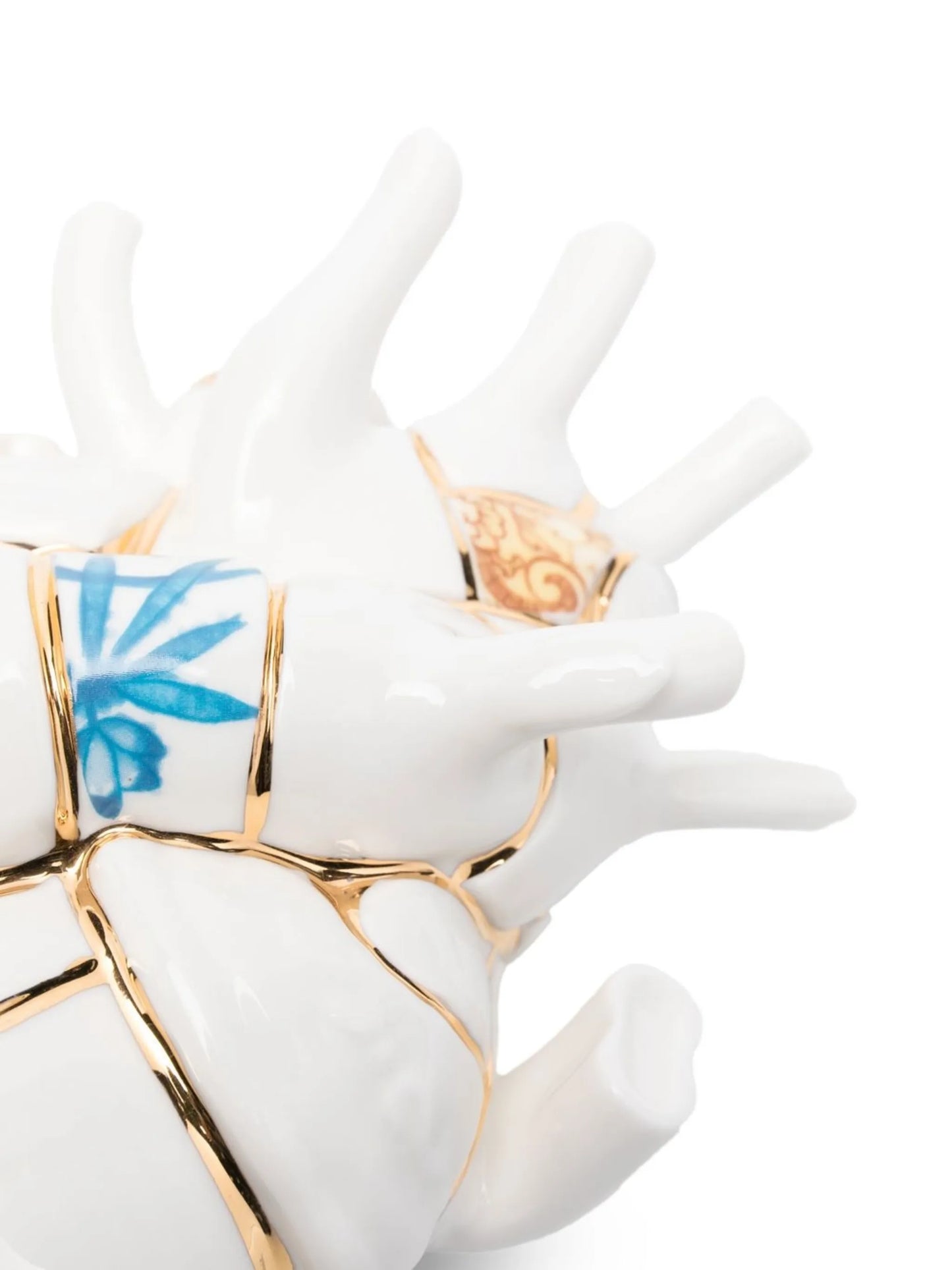 x Marcantonio Raimondi Malerba Love In Bloom Kintsugi porcelain heart